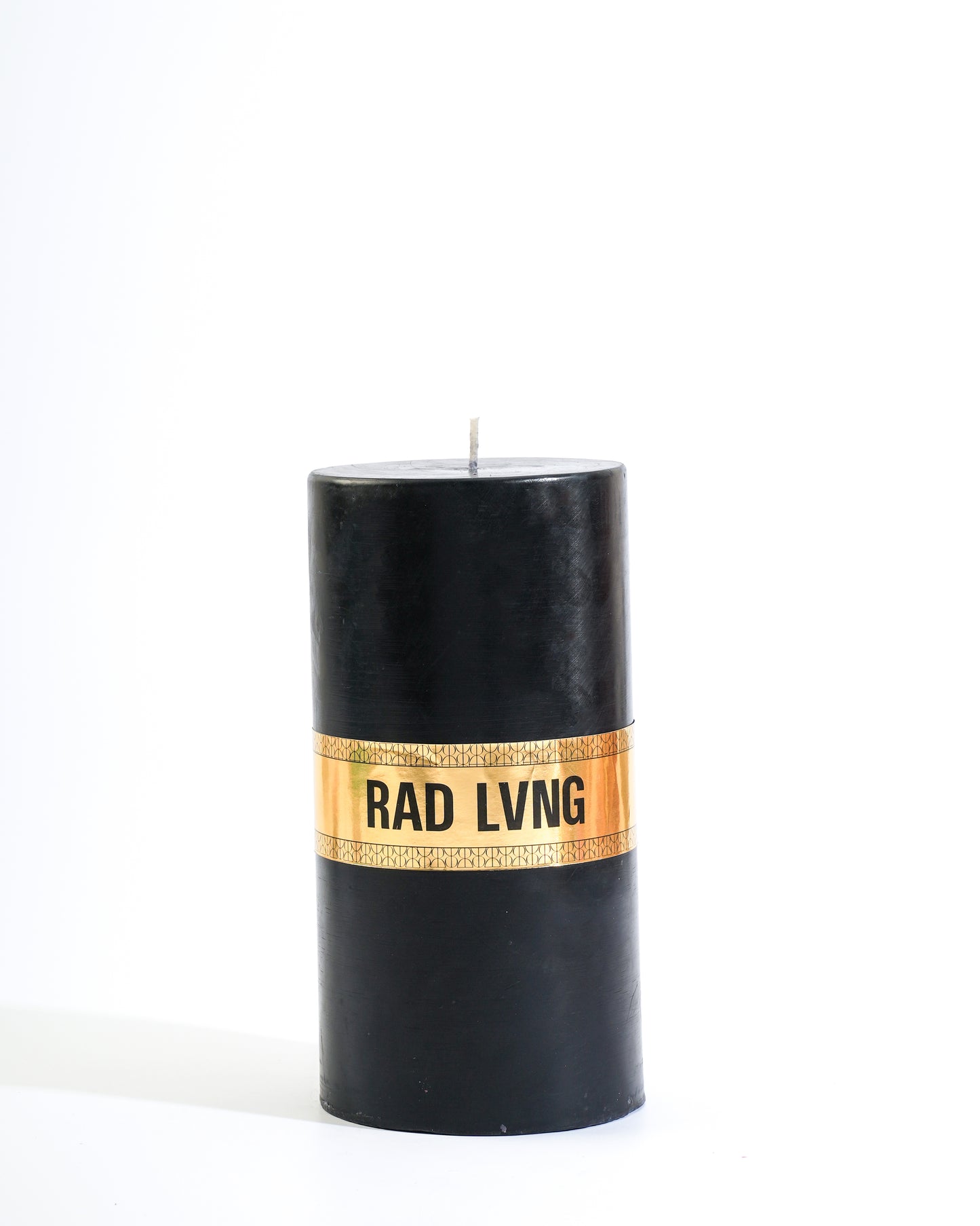 Black Lux Pillar Candle