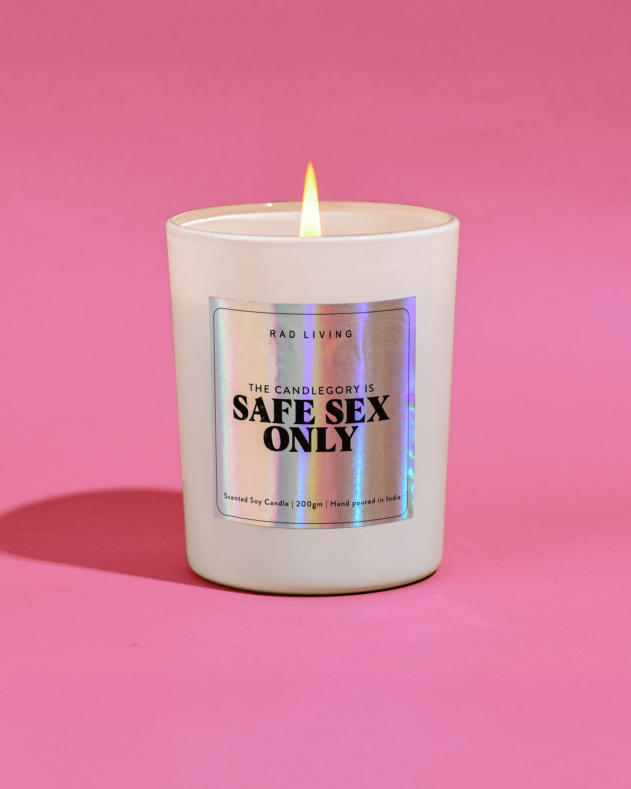 Safe Sex Only Candle
