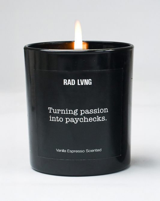 FLY #17 - Vanilla Espresso Scented Candle