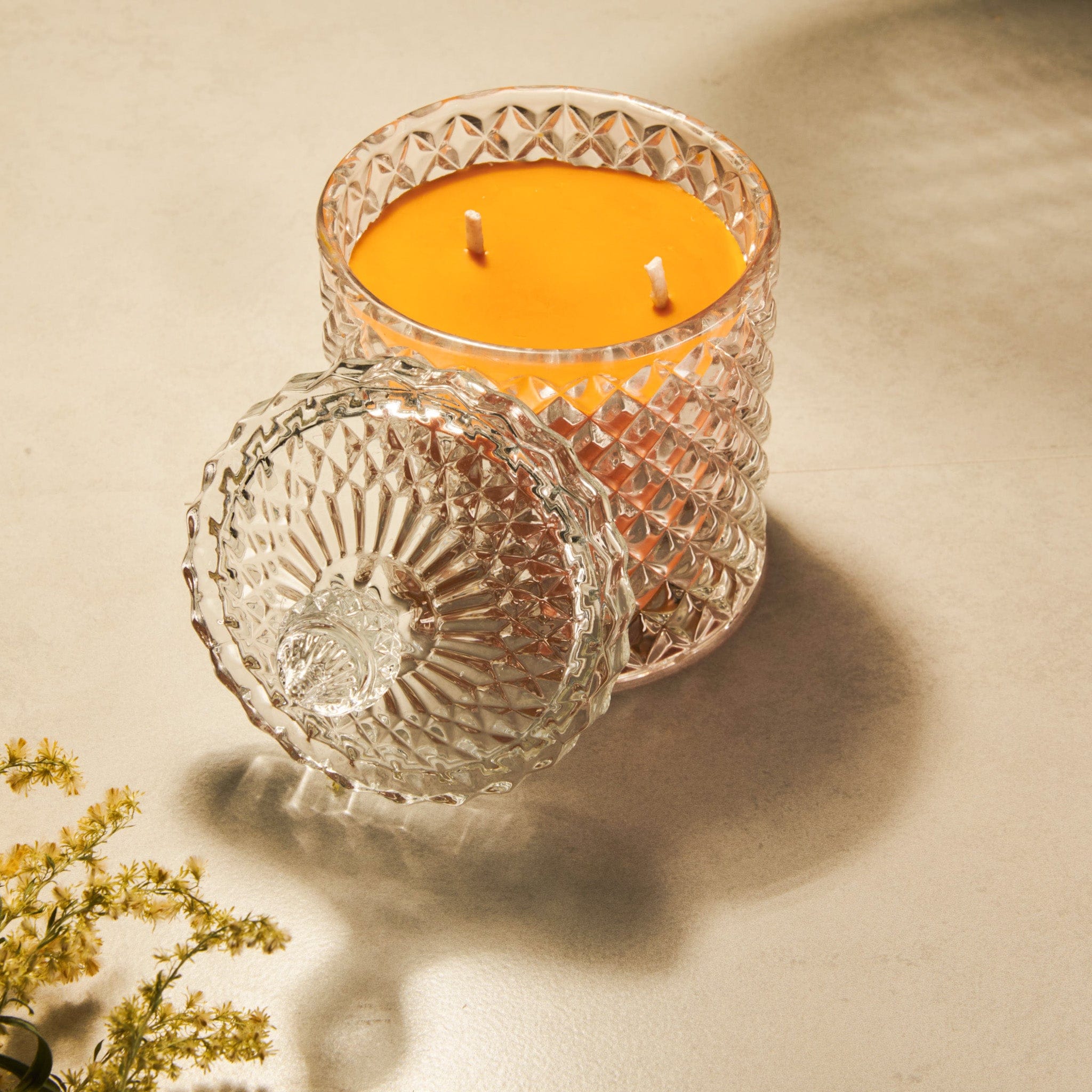 Illuminate - Nag Champa Scented 2 Wick Candle jar