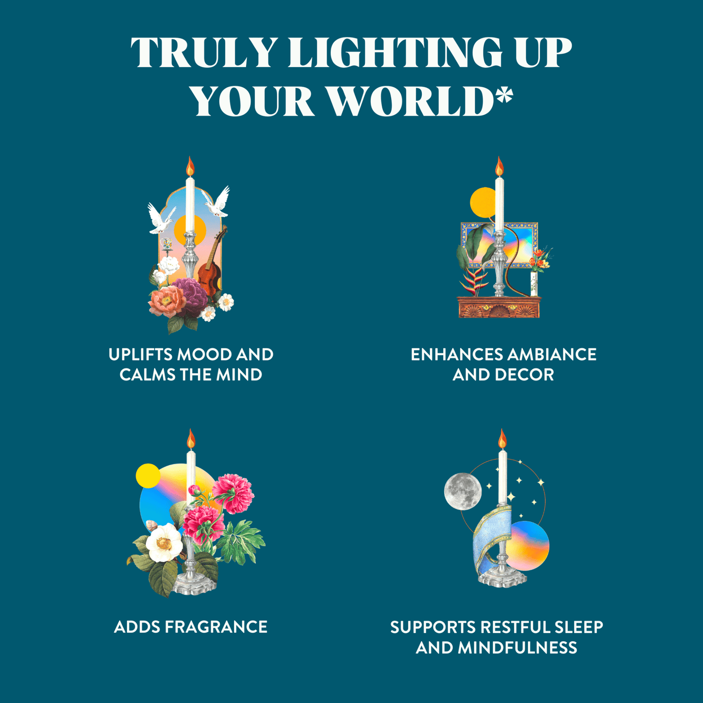 The Abundance Box - 4 Scented Votive Candles | Scented Candle Online