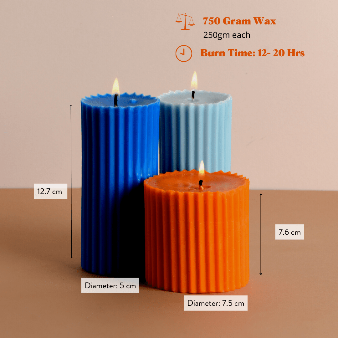 Aquatique - Combo of 2 'Belief' & 1 'Faith' Scented Candles