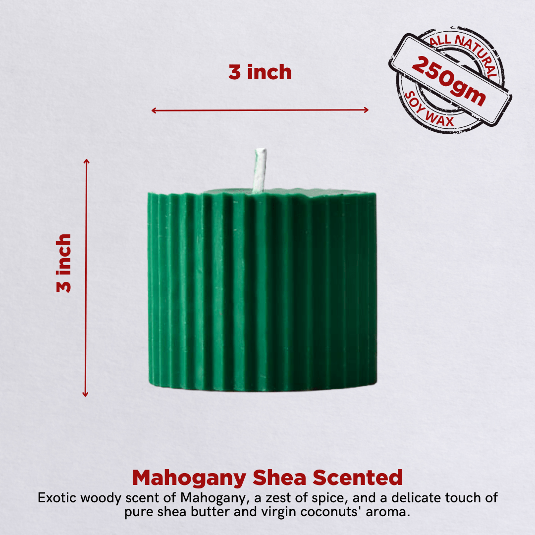 Combo of 3 Scented 'Faith' Pillar Candles