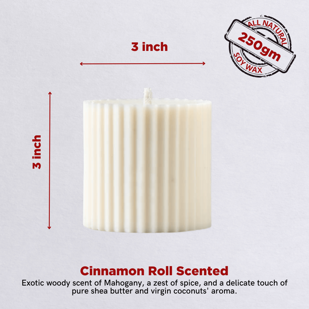 Combo of 3 Scented 'Faith' Pillar Candles