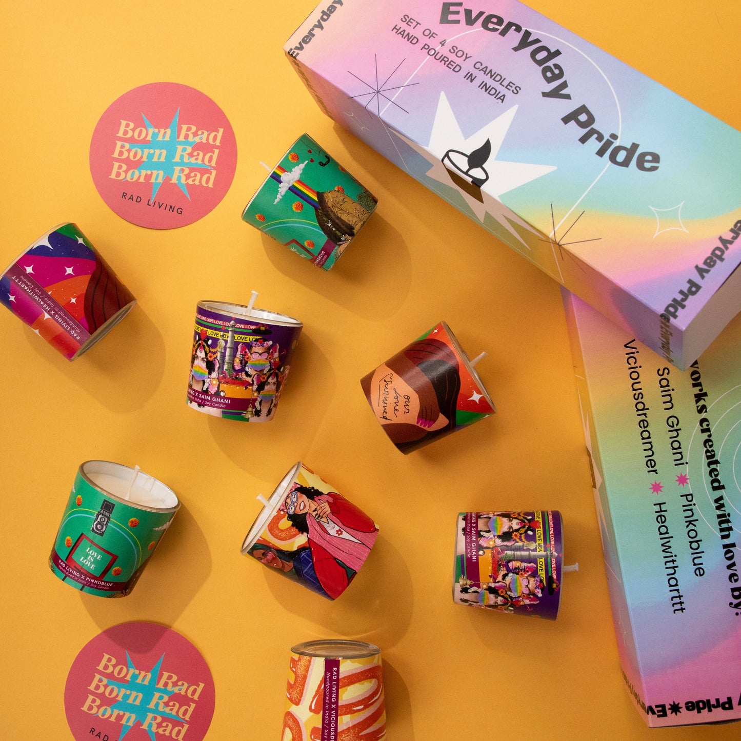 #EverydayPRIDE - Set of 4 Scented Votive Candles