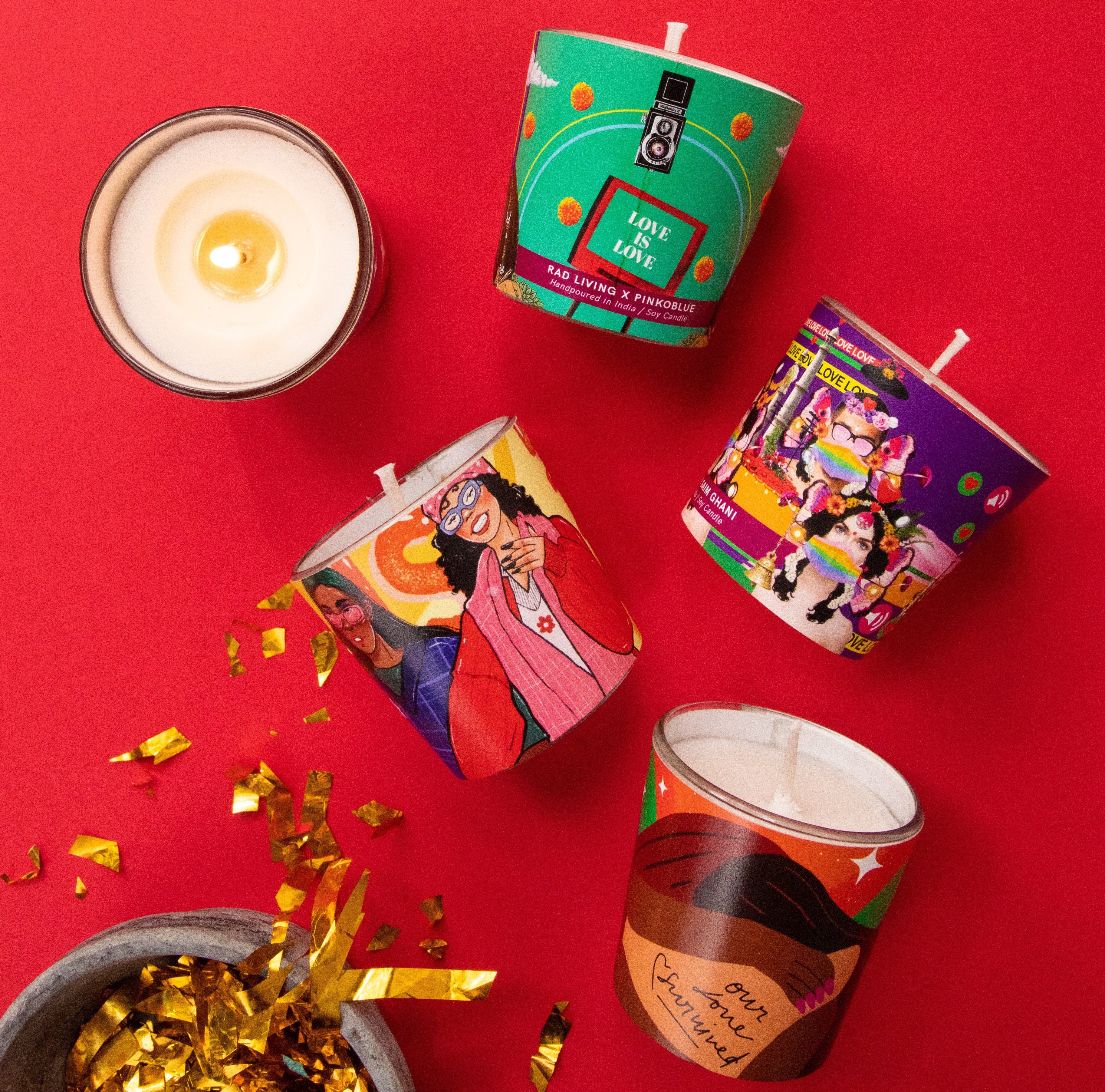 #EverydayPRIDE - Set of 4 Scented Votive Candles