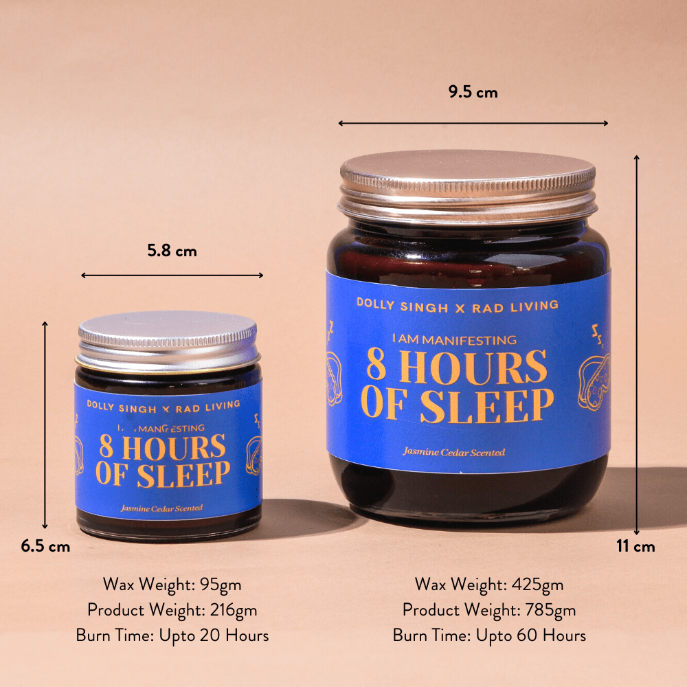 8 Hours Of Sleep - Jasmine Cedar Scented Candle