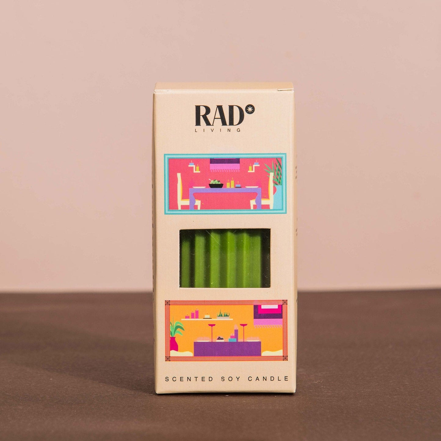 Fruit Groove - Set of 9 Scented 'Belief' & 'Faith' Pillar Candles
