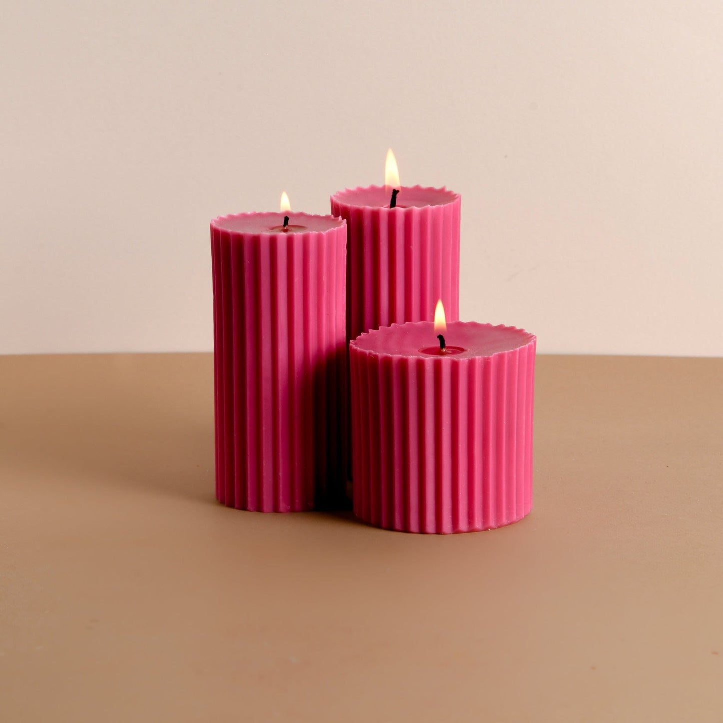 Combo of 2 'Belief' & 1 'Faith' Scented Candles - Vanilla Sunshine Scented