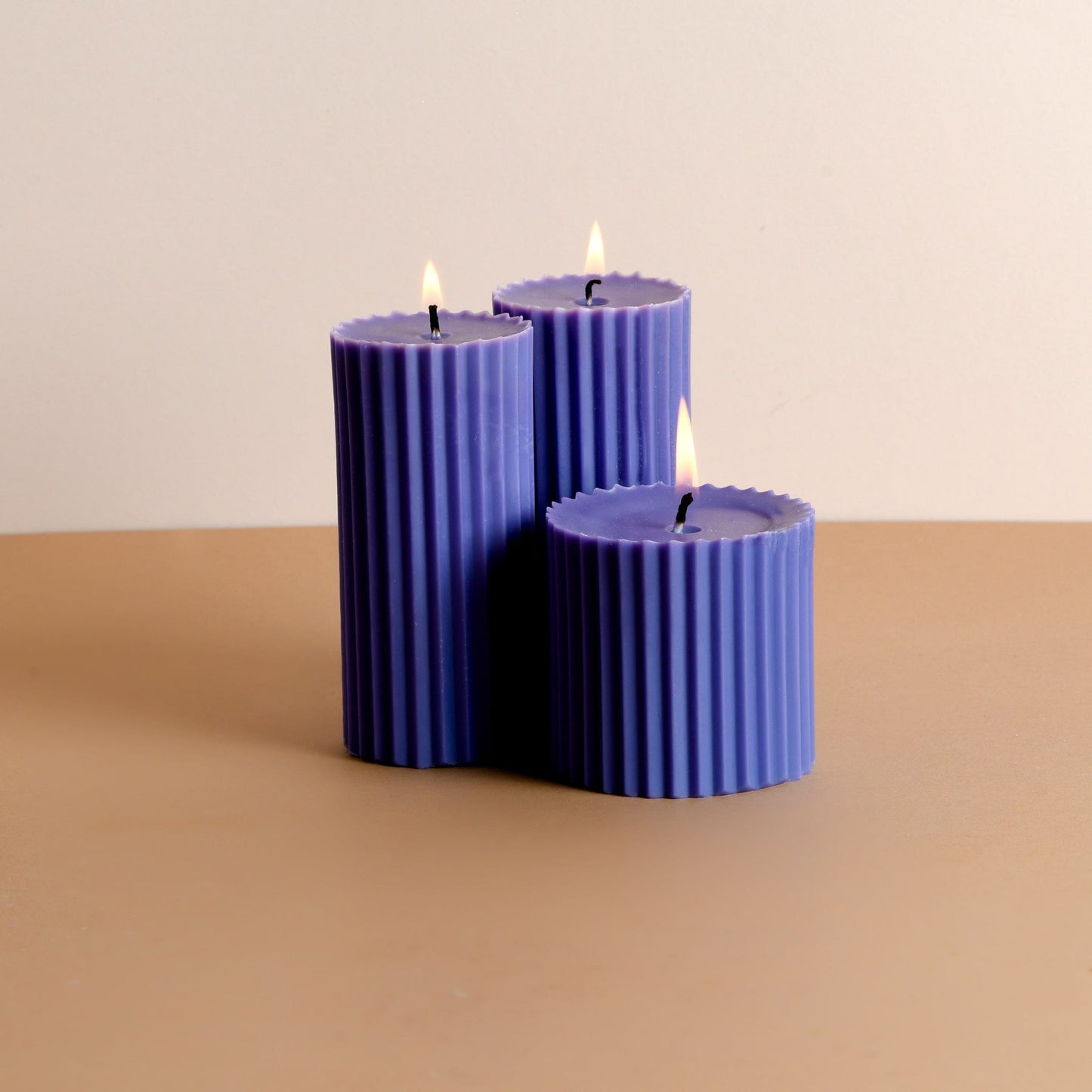 Combo of 2 'Belief' & 1 'Faith' Scented Candles - Vanilla Sunshine Scented