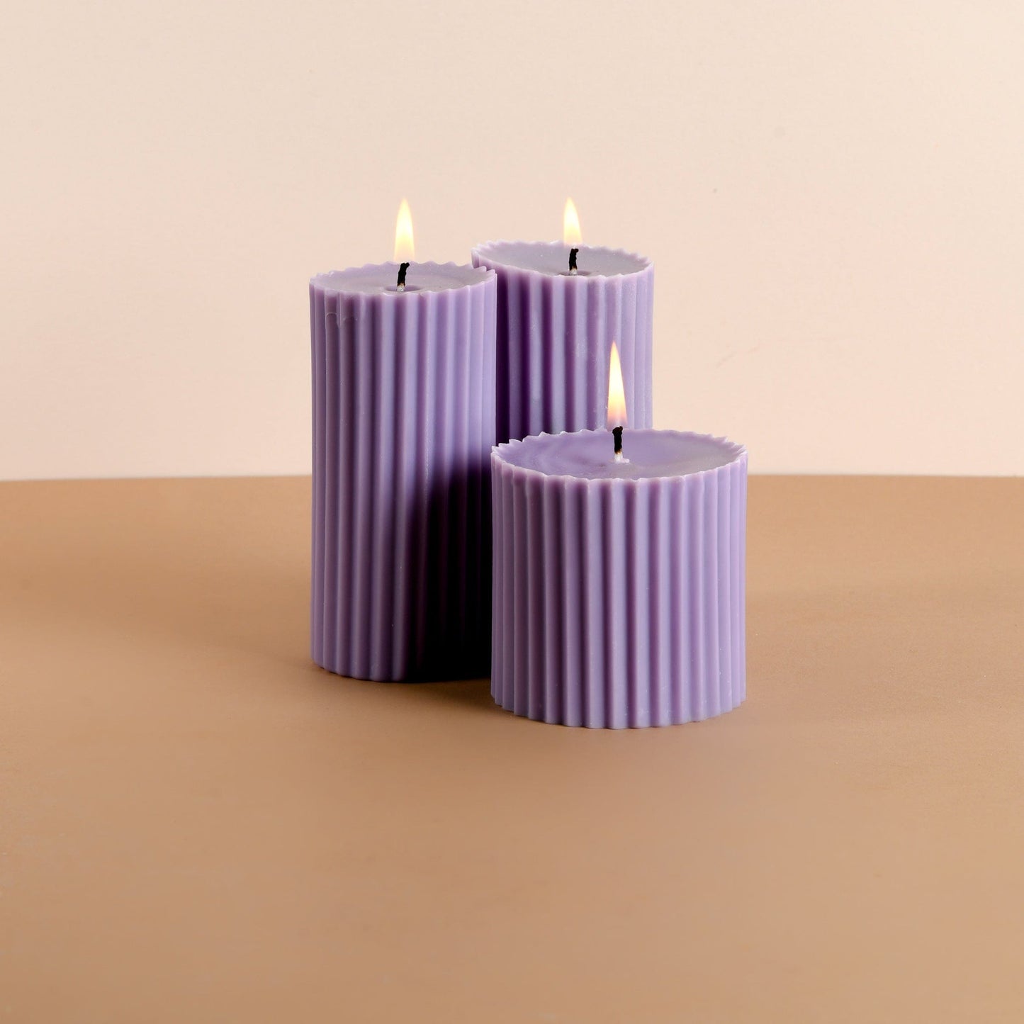 Combo of 2 'Belief' & 1 'Faith' Scented Candles - Vanilla Sunshine Scented