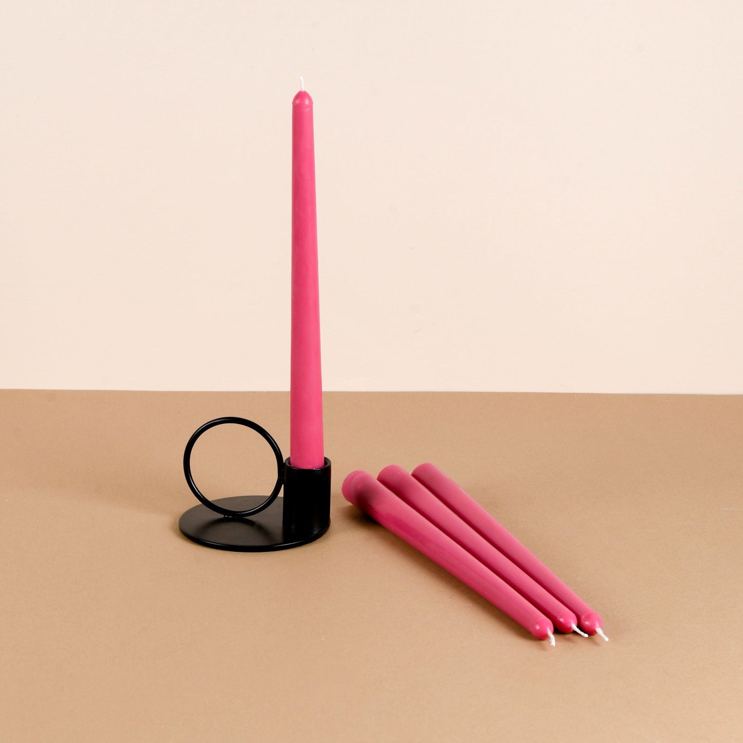 Set of 4 Ivory Tapered Candles - 13 Colour and Fragrance Options