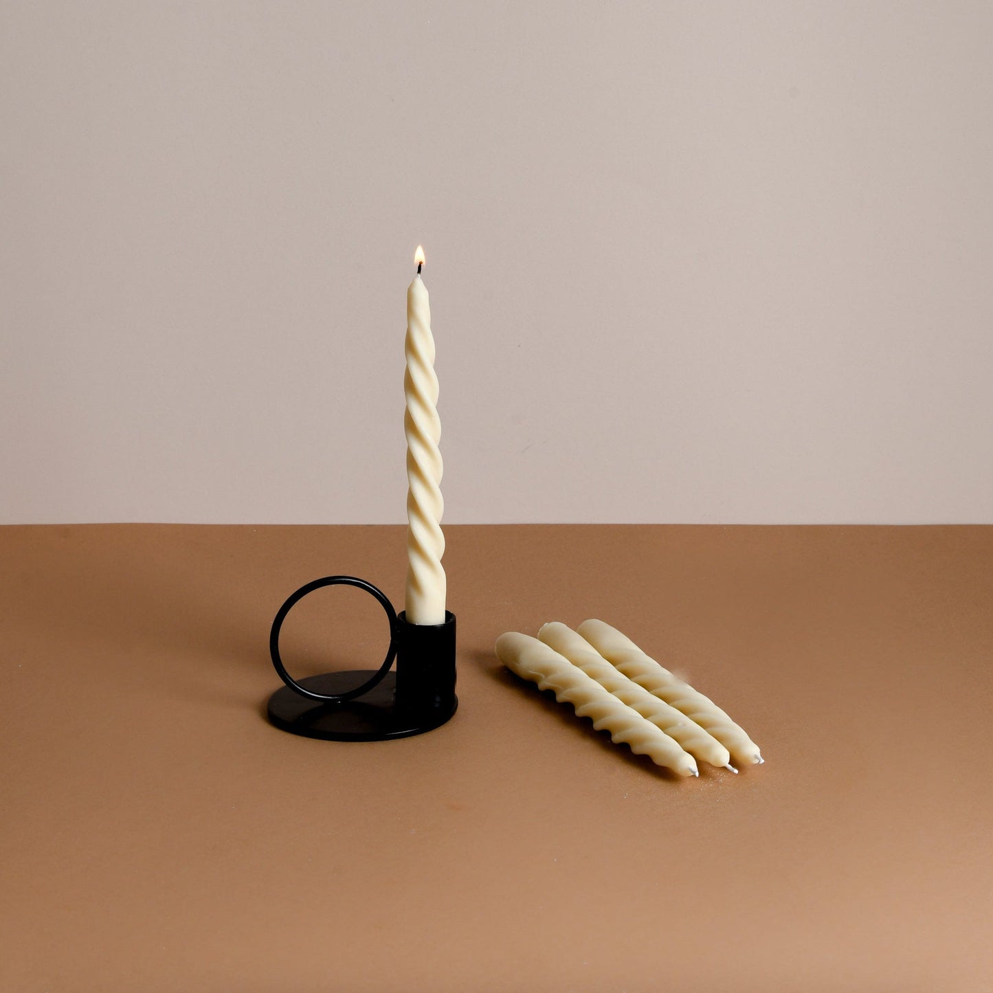 Set of 4 Twirl Taper Candles - 9 Colour and Fragrance Options