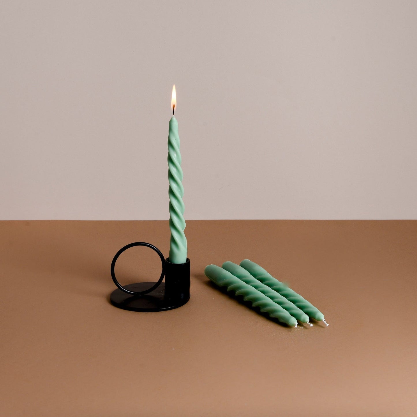 Set of 4 Twirl Taper Candles - 9 Colour and Fragrance Options