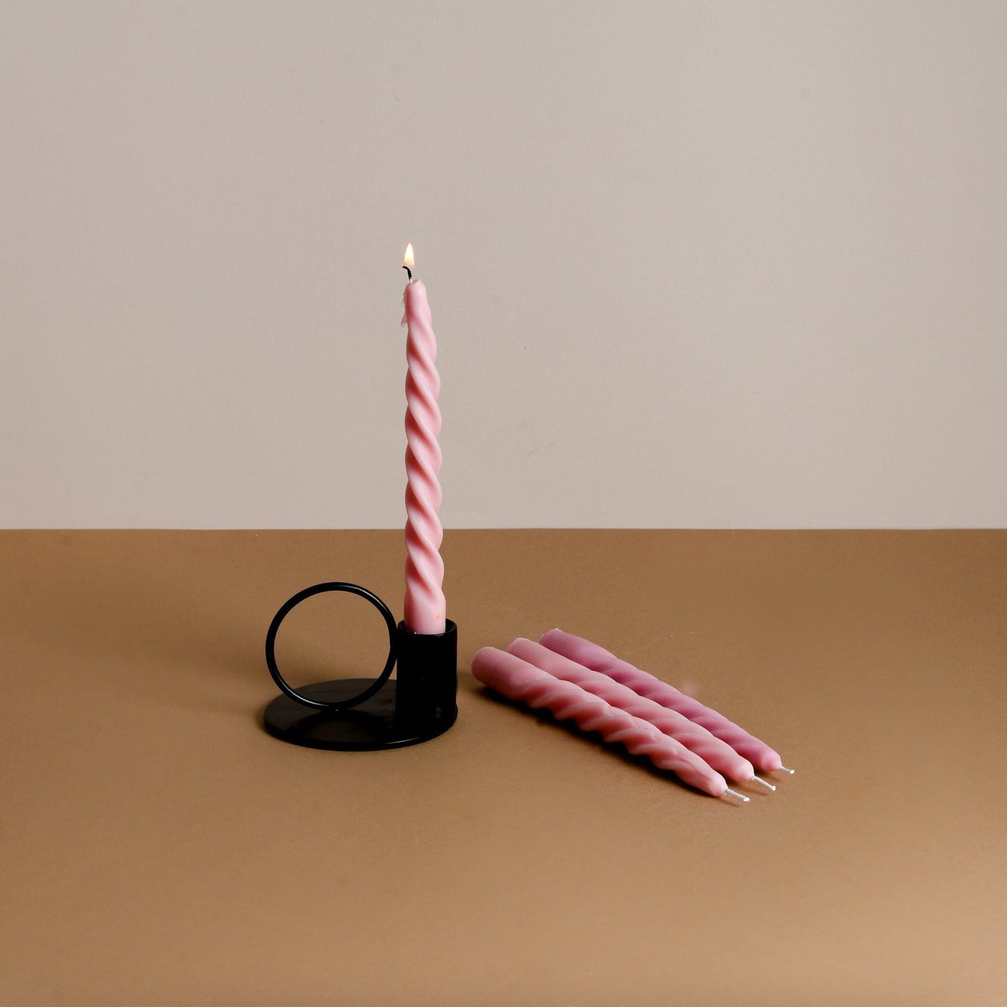 Set of 4 - Twirl Candlesticks