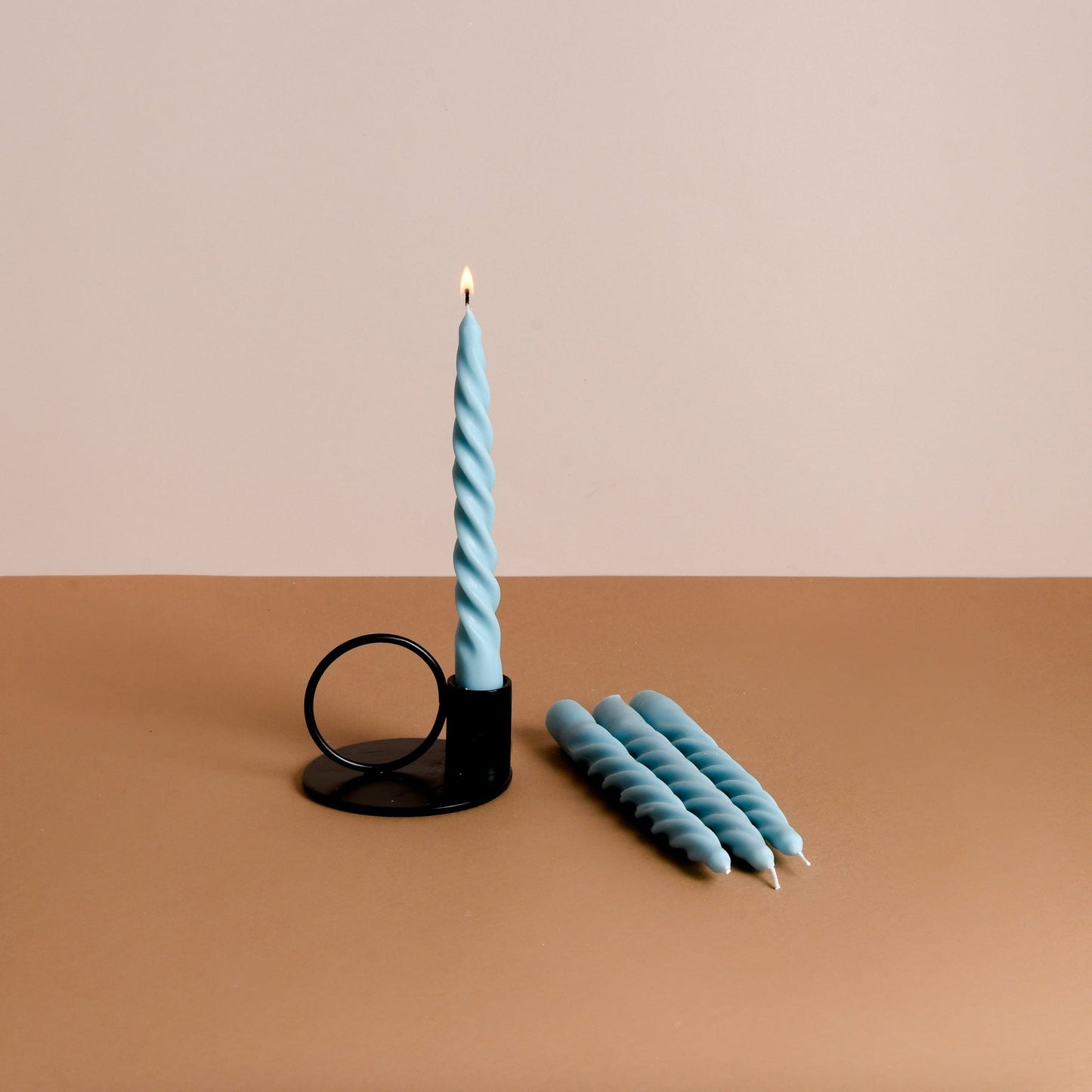 Set of 4 Twirl Taper Candles - 9 Colour and Fragrance Options
