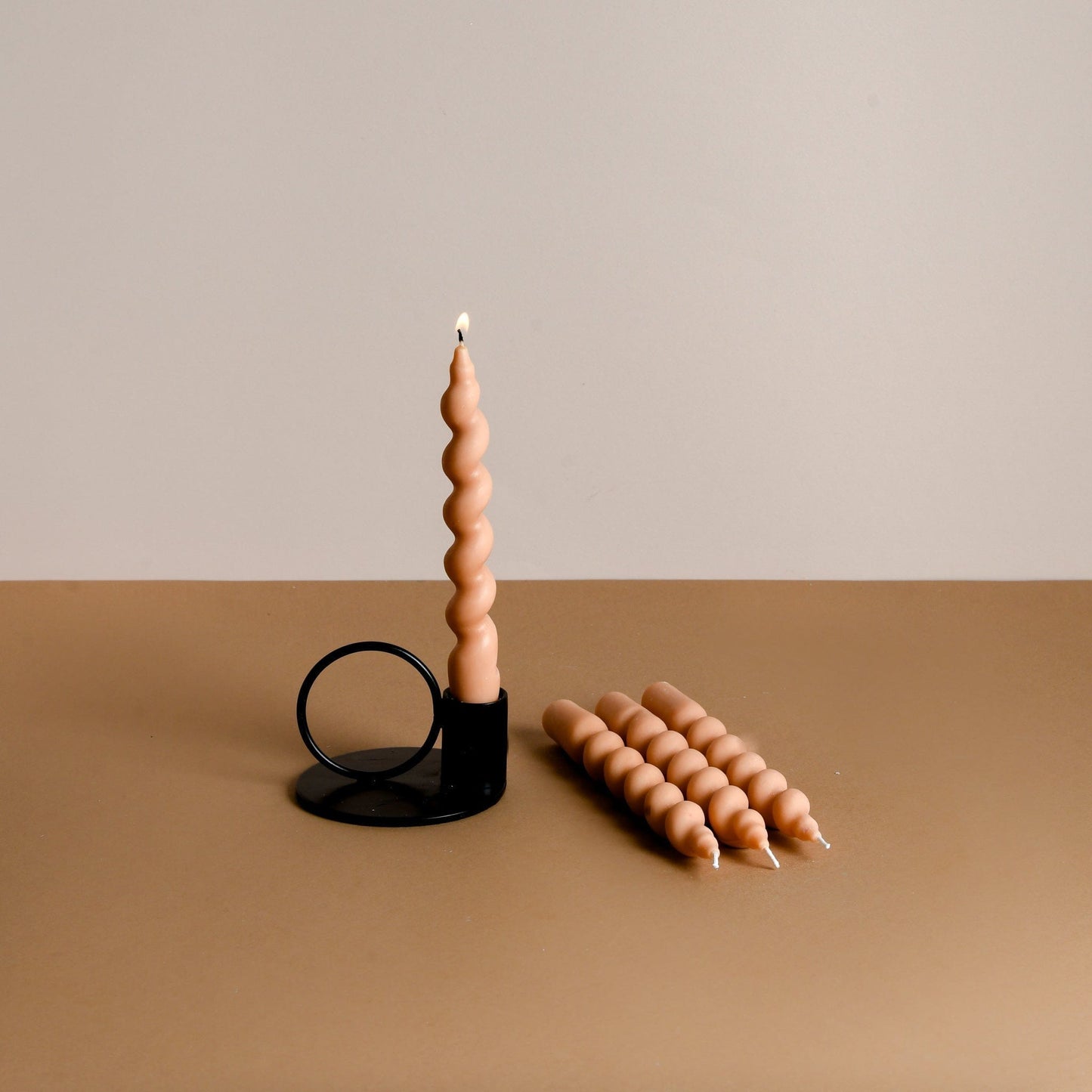 Set of 4 - Swirl Candlesticks
