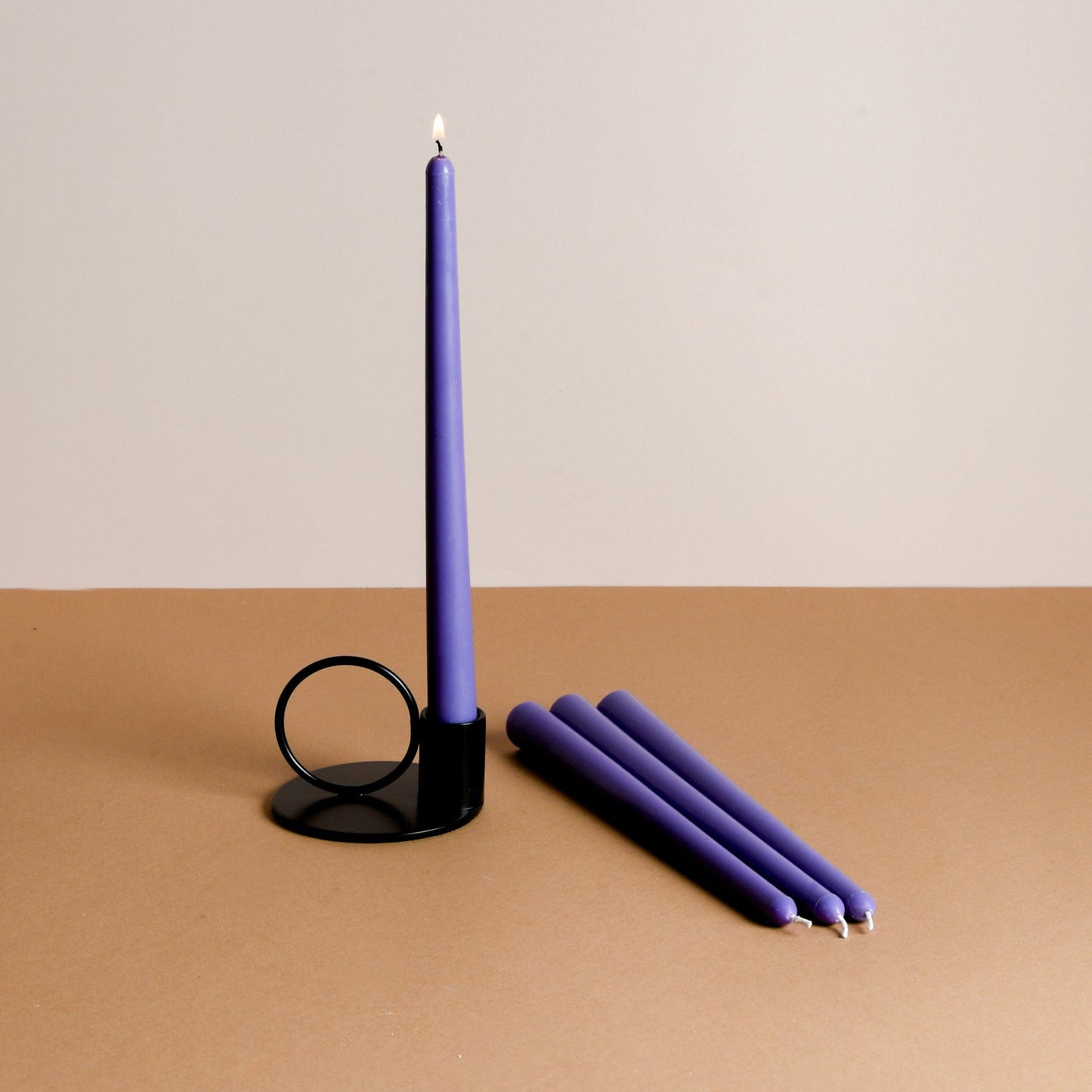 Set of 4 Ivory Tapered Candles - 13 Colour and Fragrance Options