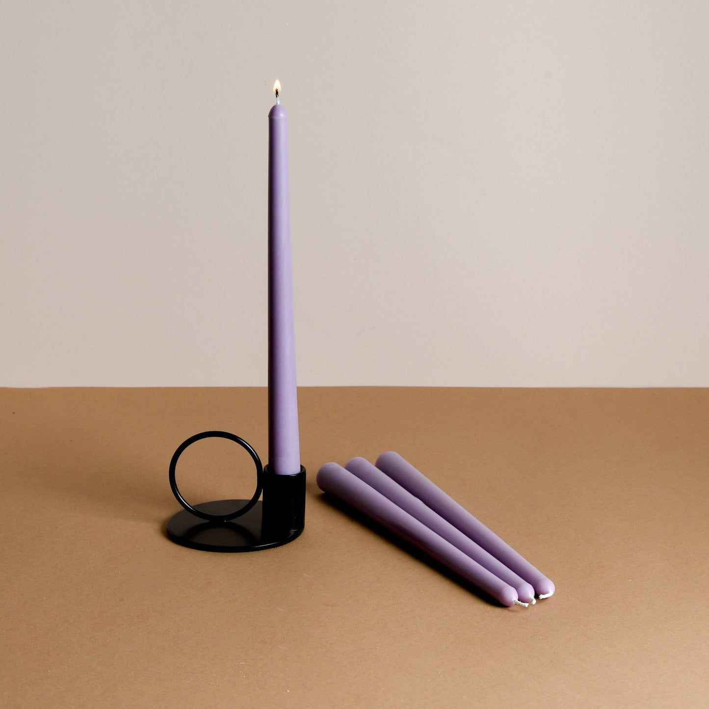 Set of 4 Ivory Tapered Candles - 13 Colour and Fragrance Options