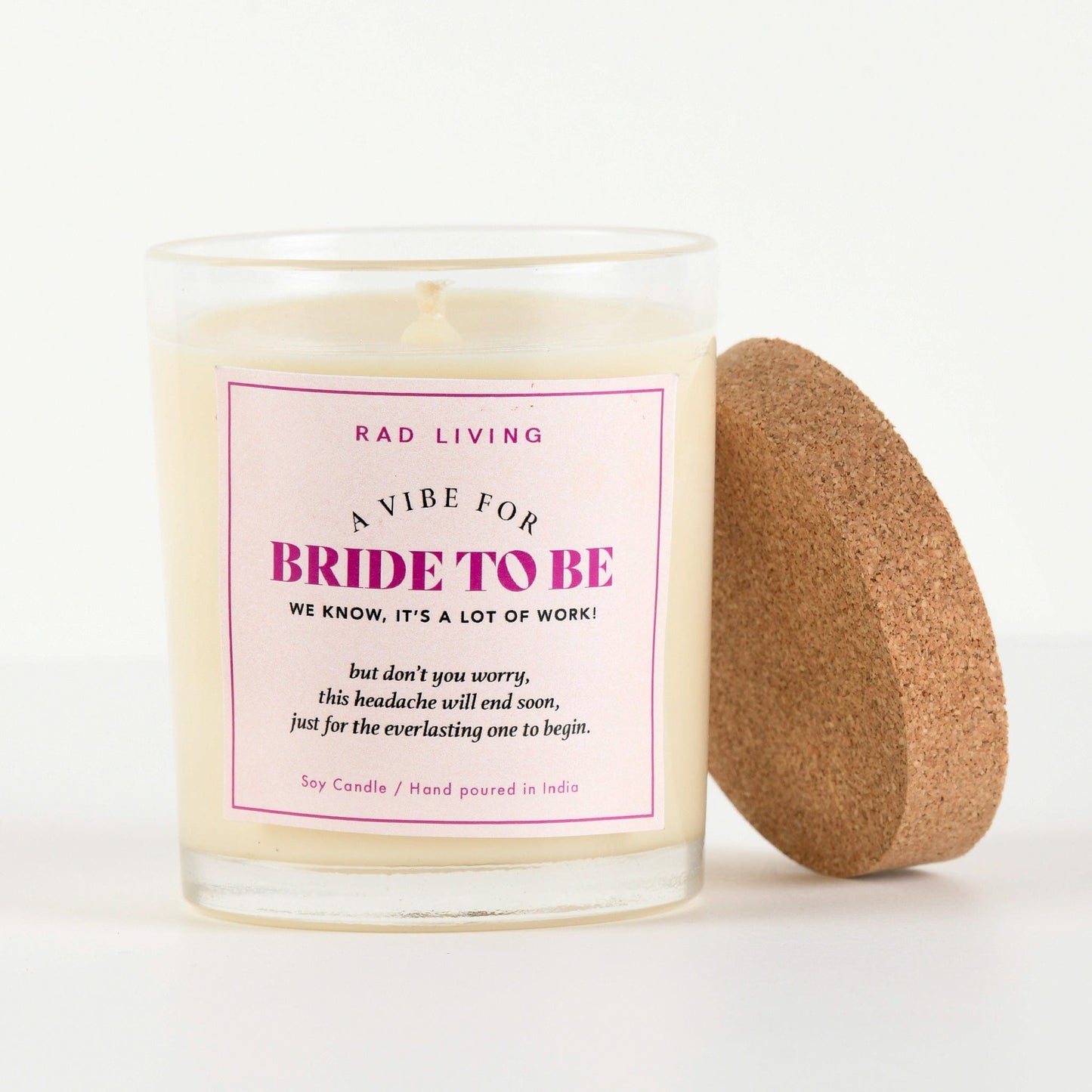 Bride to Be - Fresh Lilies Scented Candle