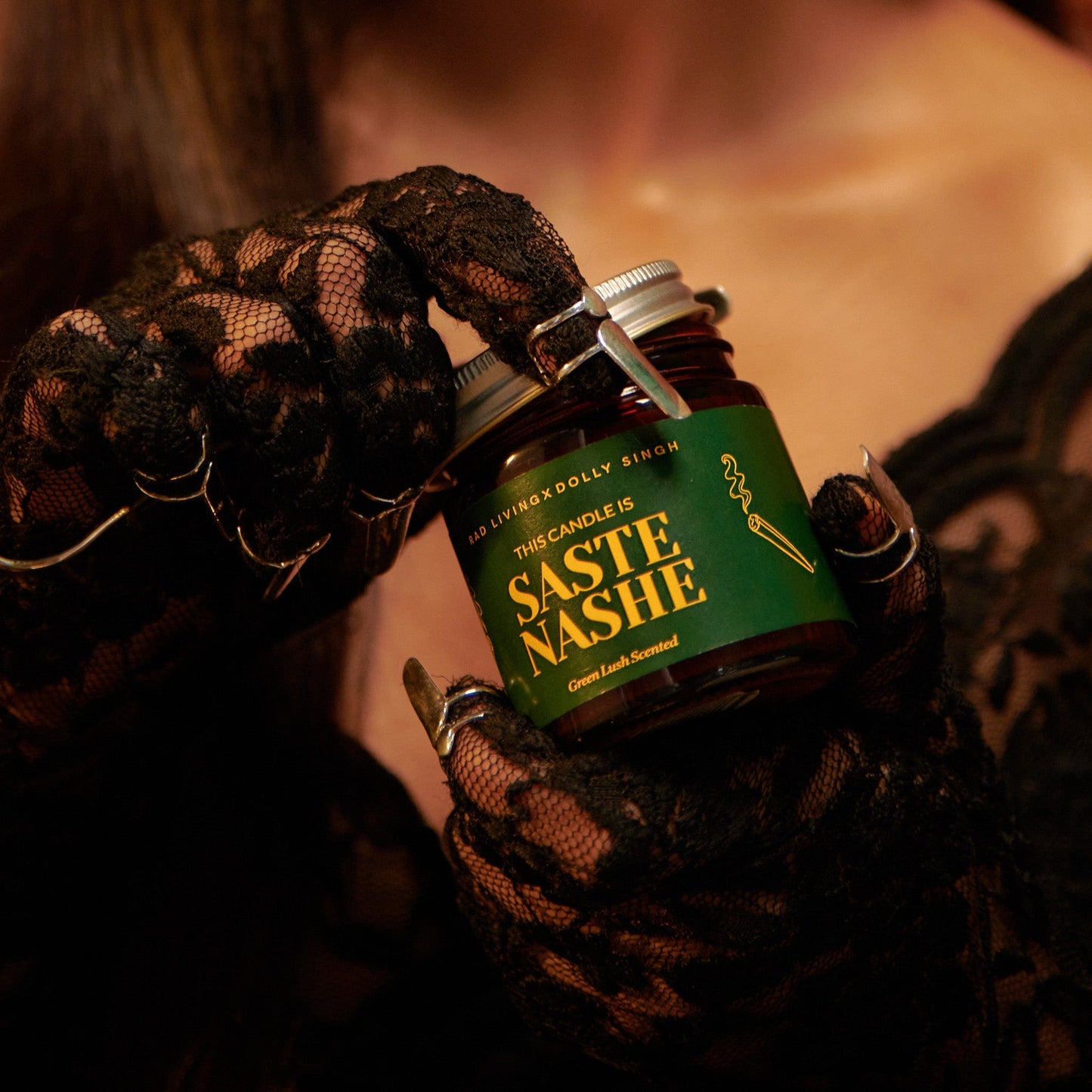 Saste Nashe - Green Lush Scented Candle