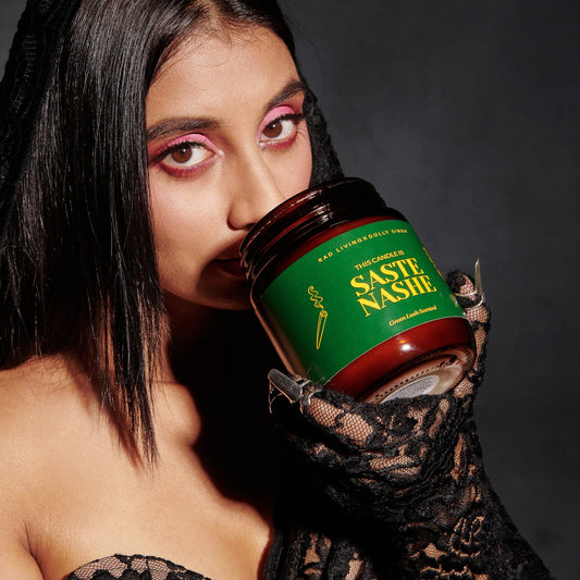 Saste Nashe - Green Lush Scented Candle