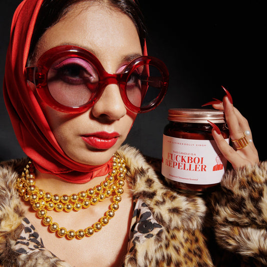 Fuckboi Repeller - Bergamot Cinnamon Scented Candle