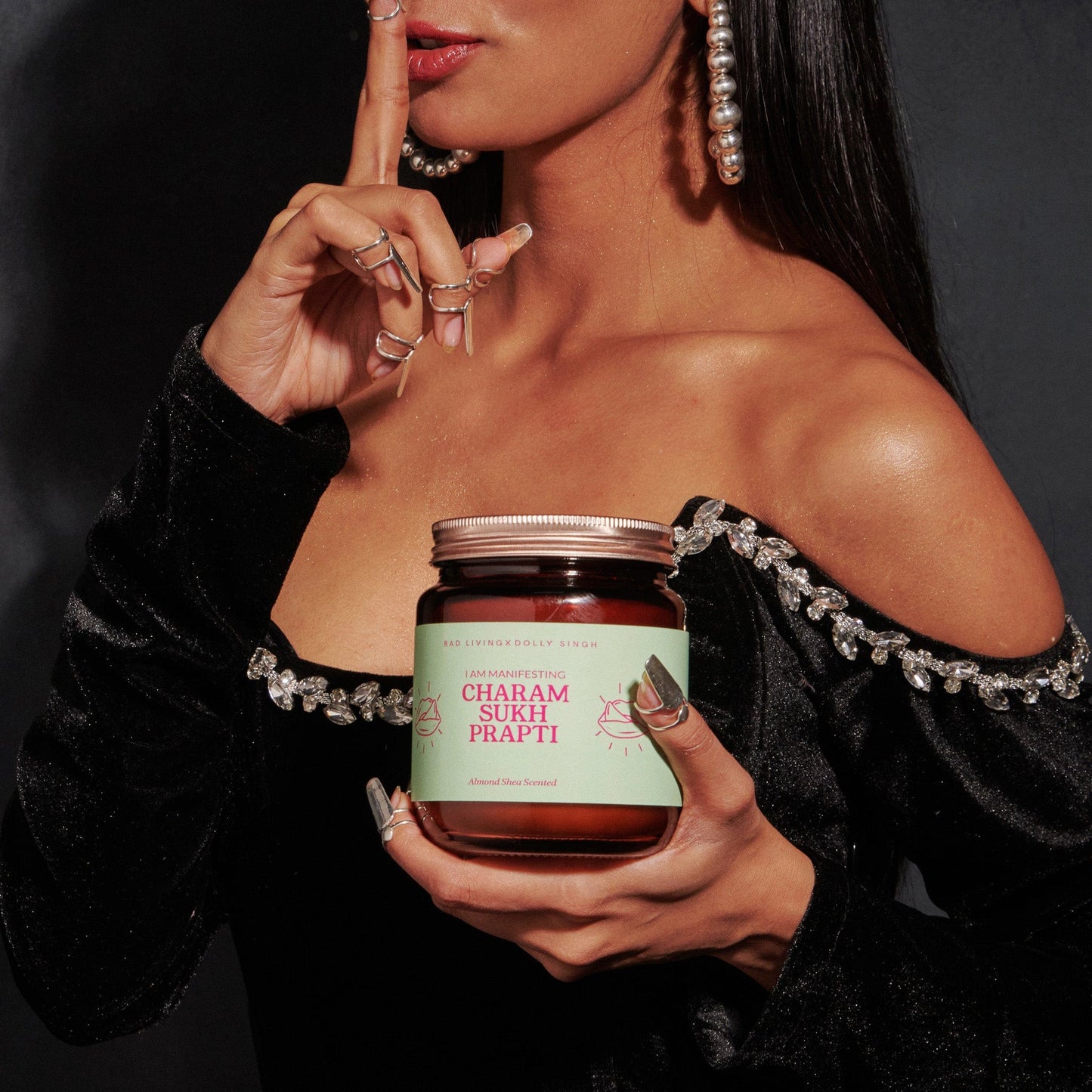 Charam Sukh Praapti - Almond Shea Scented Candle