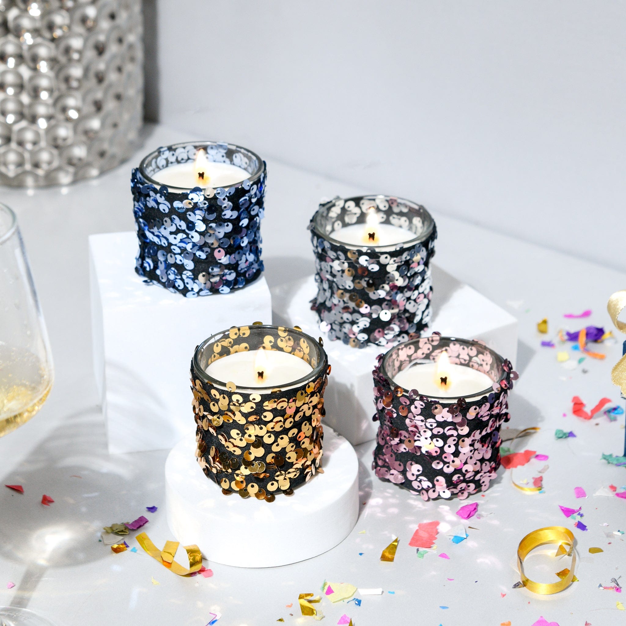 Soirée - Set of 4 Scented Votive Candles