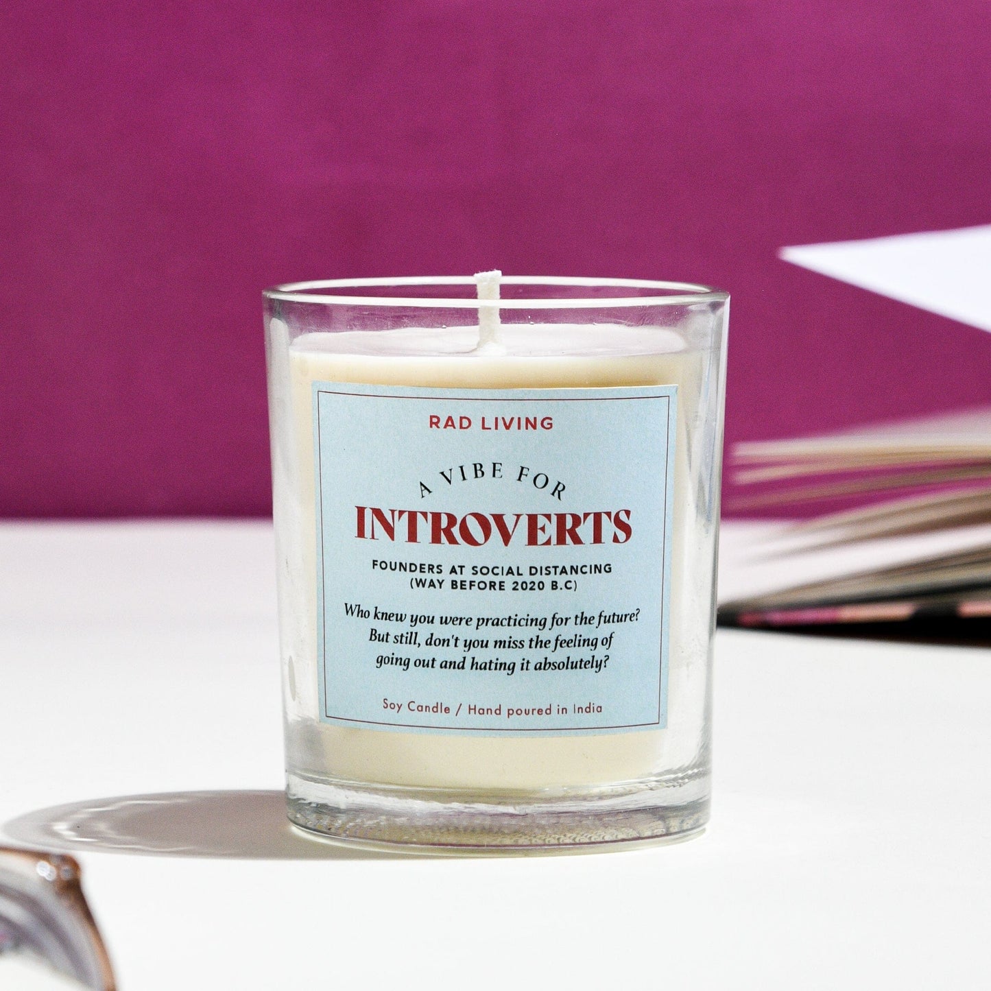 Introverts - Cinnamon Mocha Scented Candle