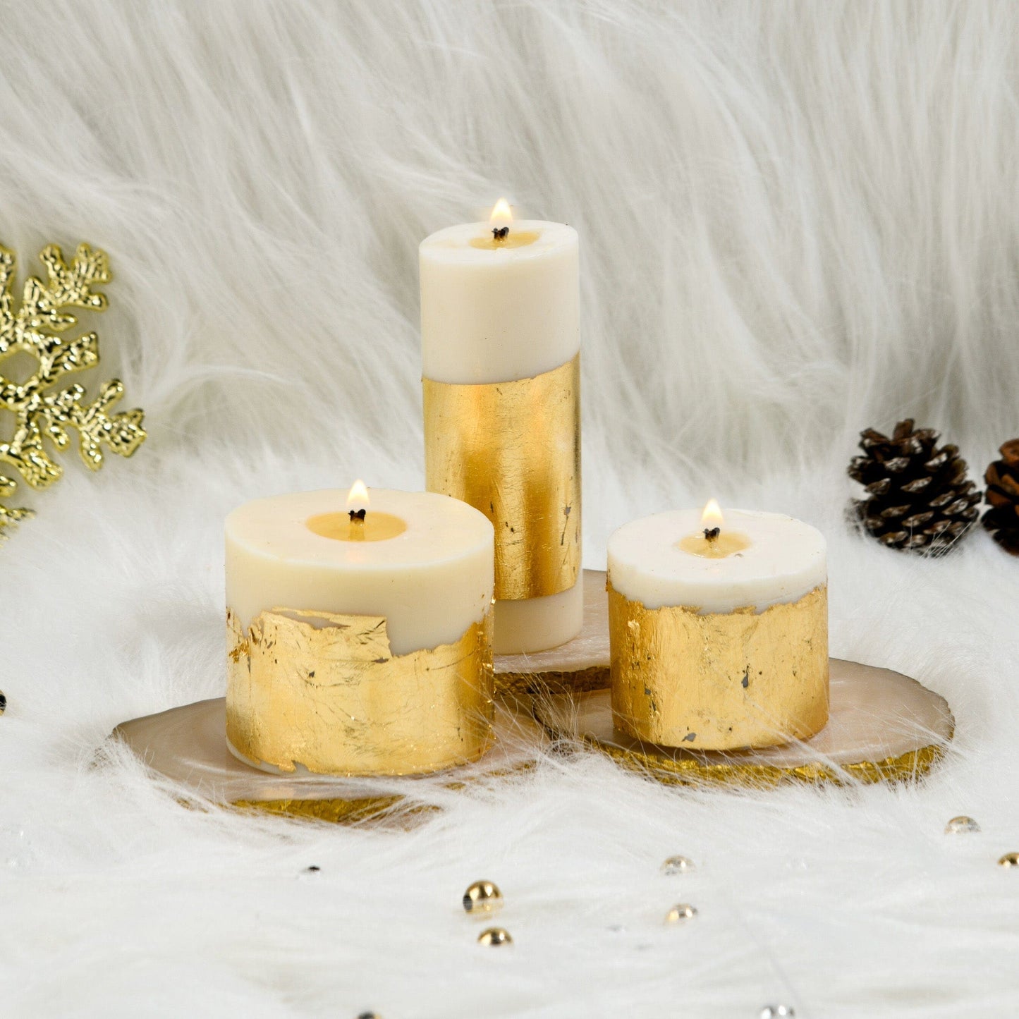 Set of 3 - Joy Candles