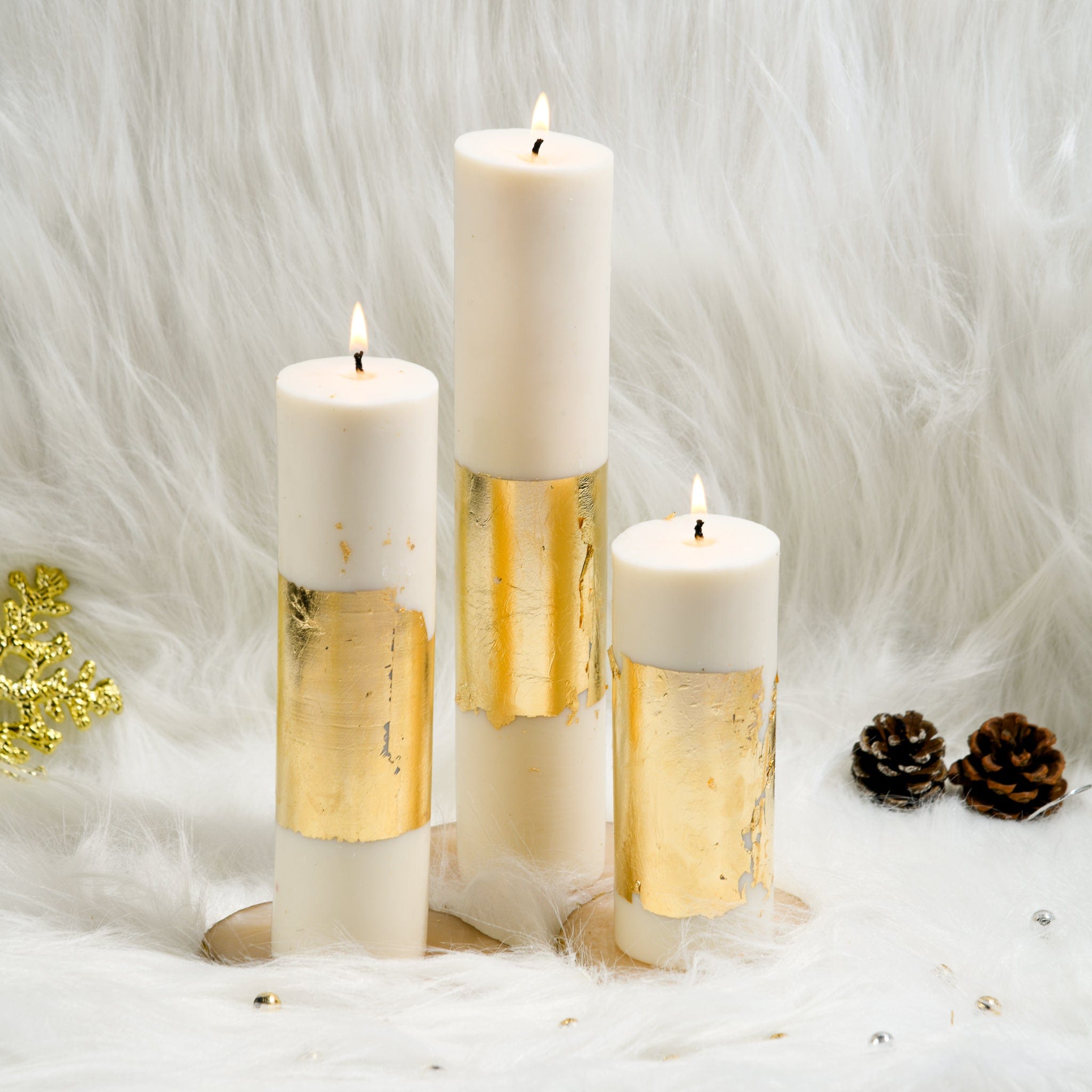 Set of 3 - Peace Candles