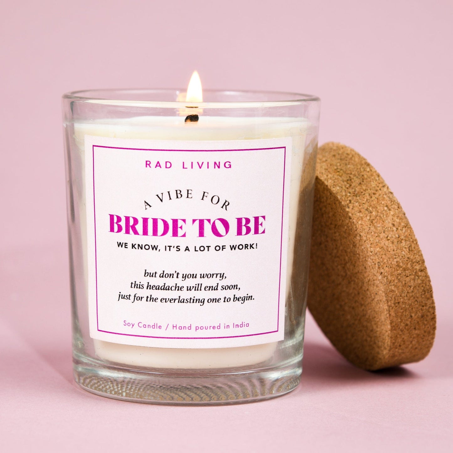 Bride to Be - Fresh Lilies Scented Candle