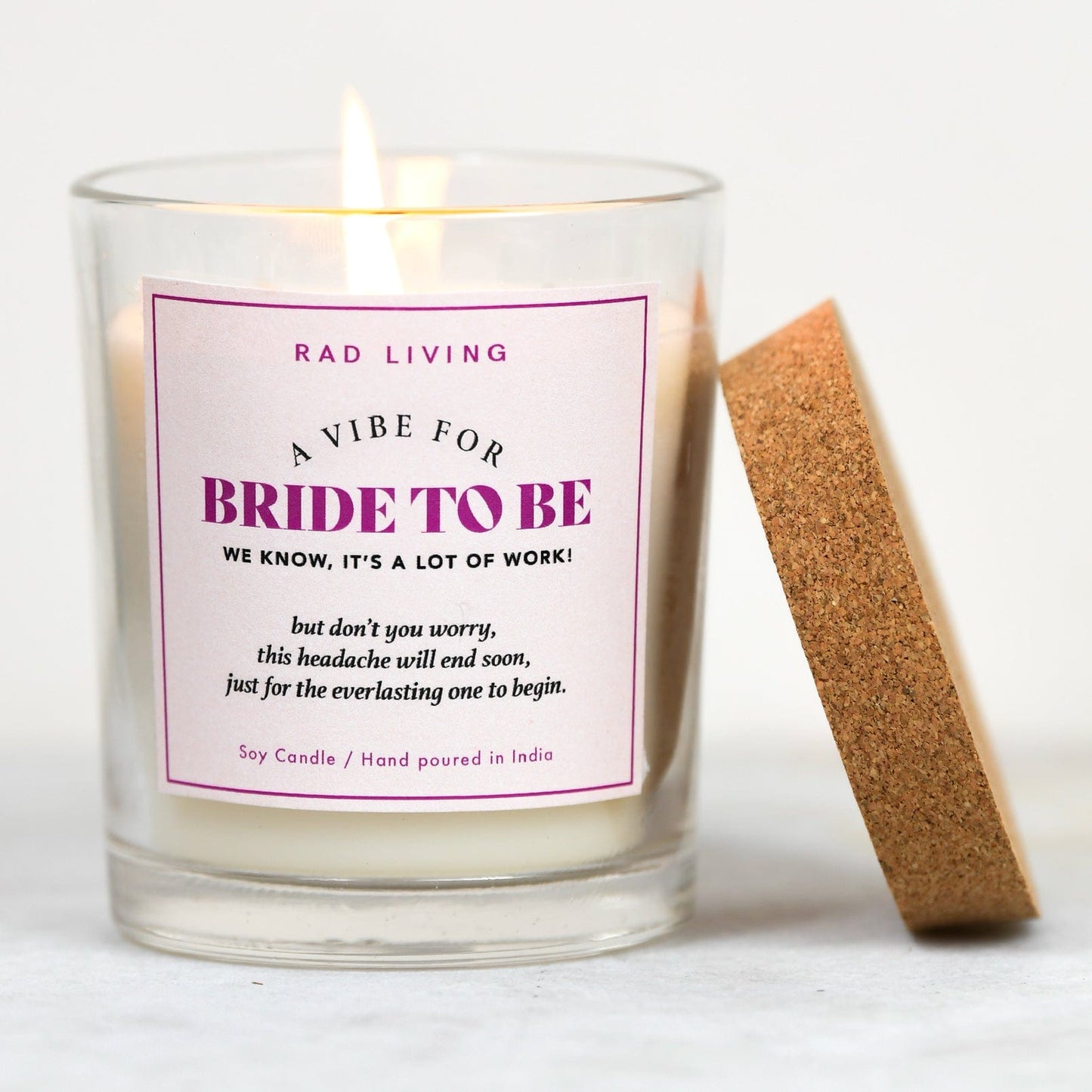 Bride to Be - Fresh Lilies Scented Candle