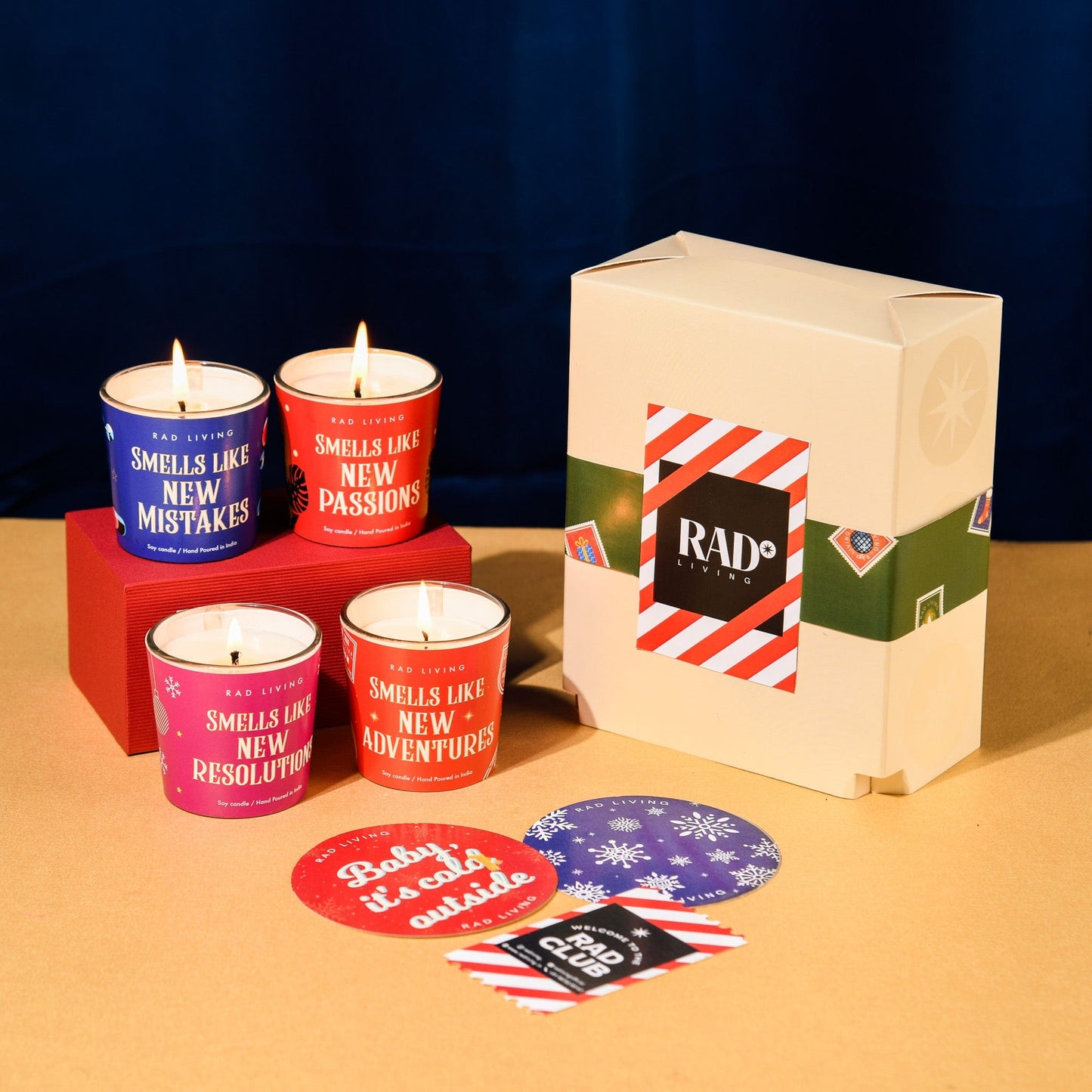 One Day At A Time - Set of 4 Scented Votive Candles