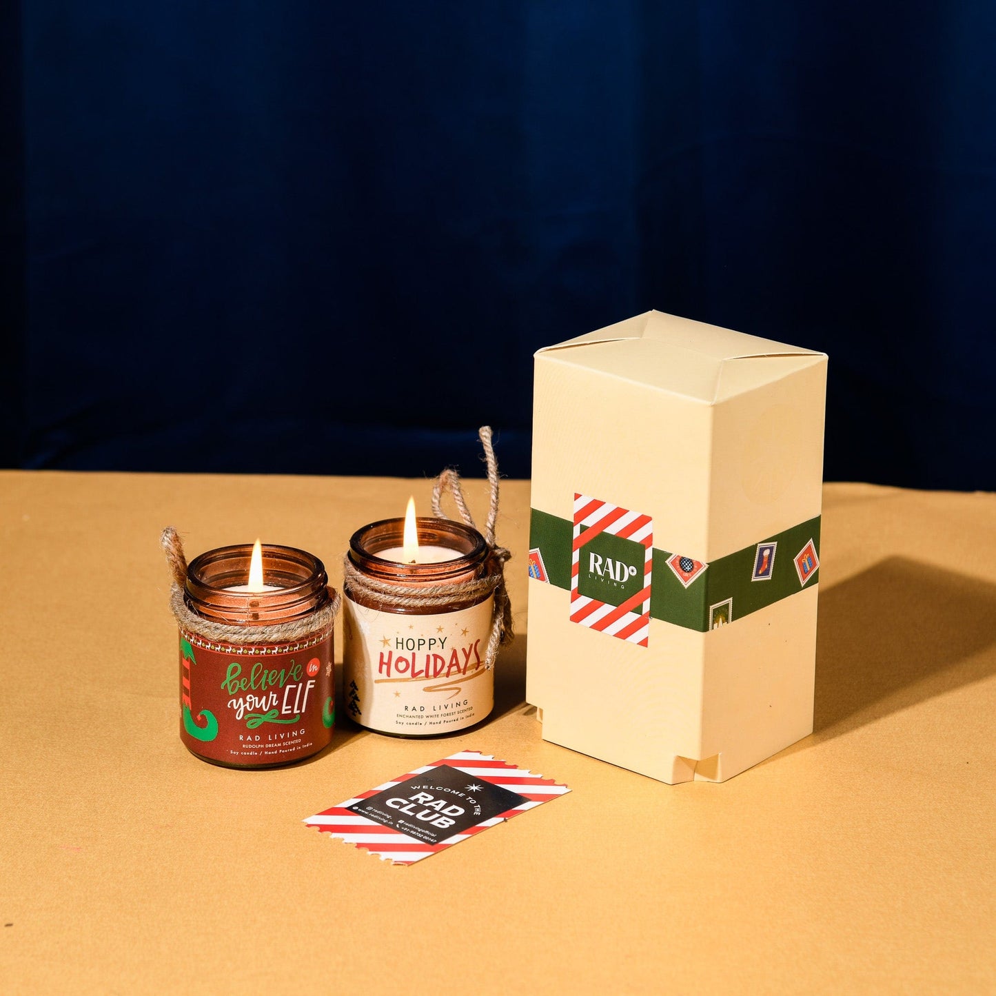 Oh What Fun! - Set of 2 Scented Candle Jars with Lid
