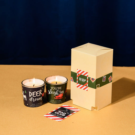 Oh What Fun! - Set of 2 Scented Votive Candles