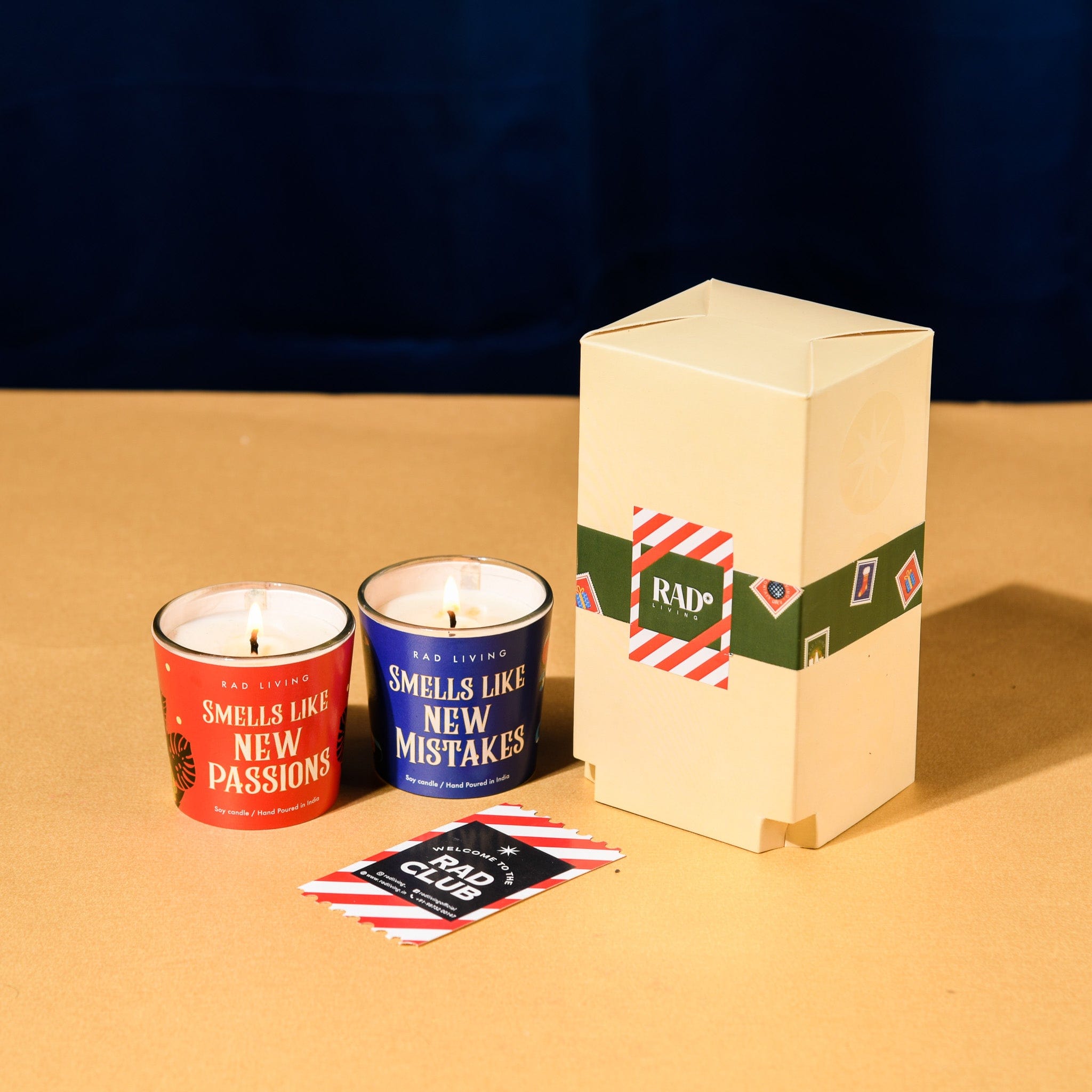 One Day At A Time - Set of 2 Scented Votive Candles