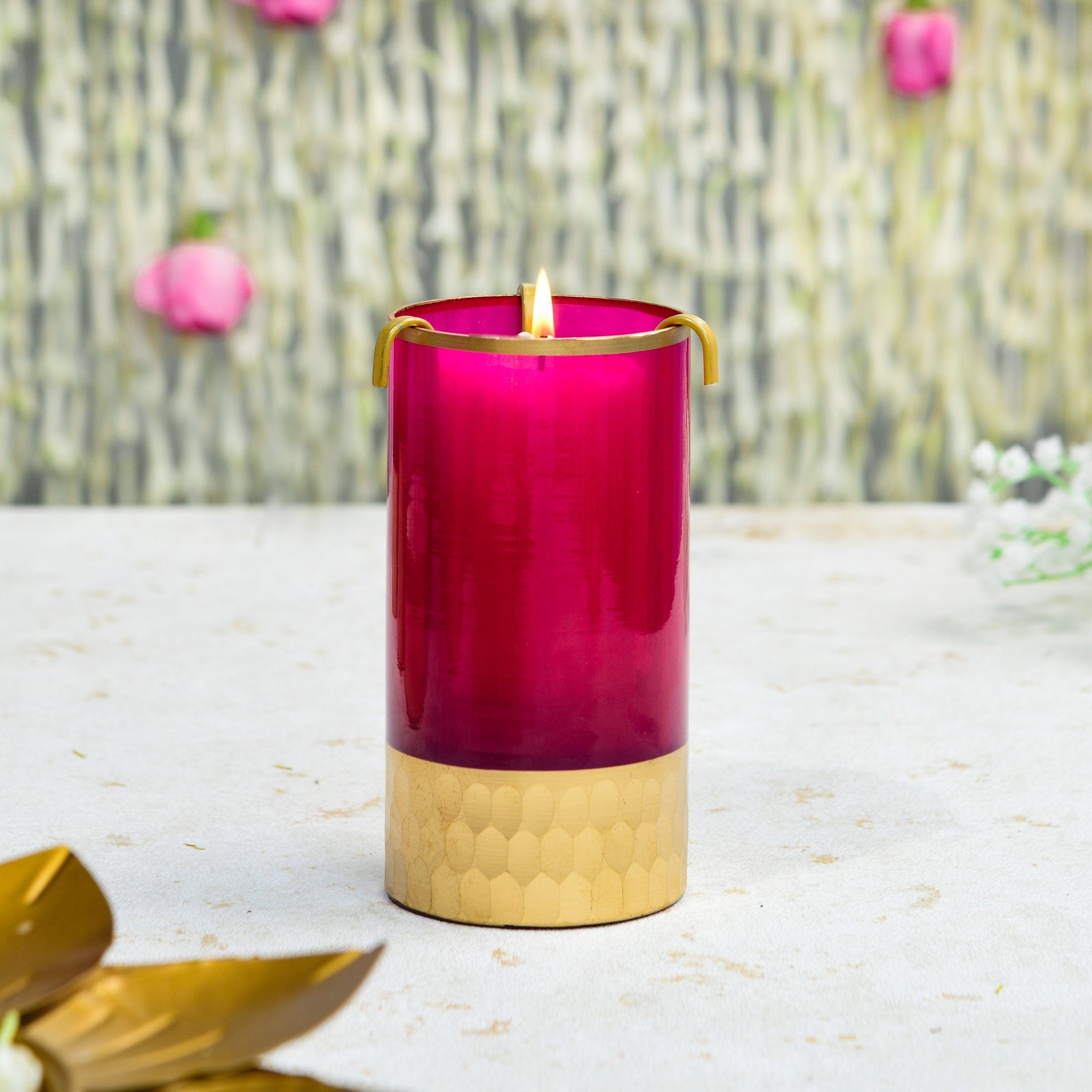 Candle Holders - Rani Pink