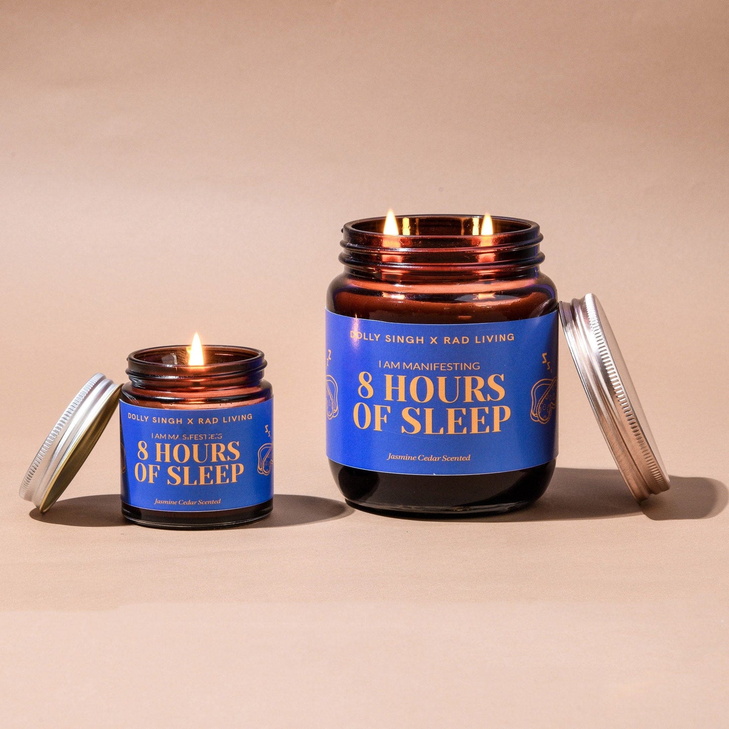 8 Hours Of Sleep - Jasmine Cedar Scented Candle