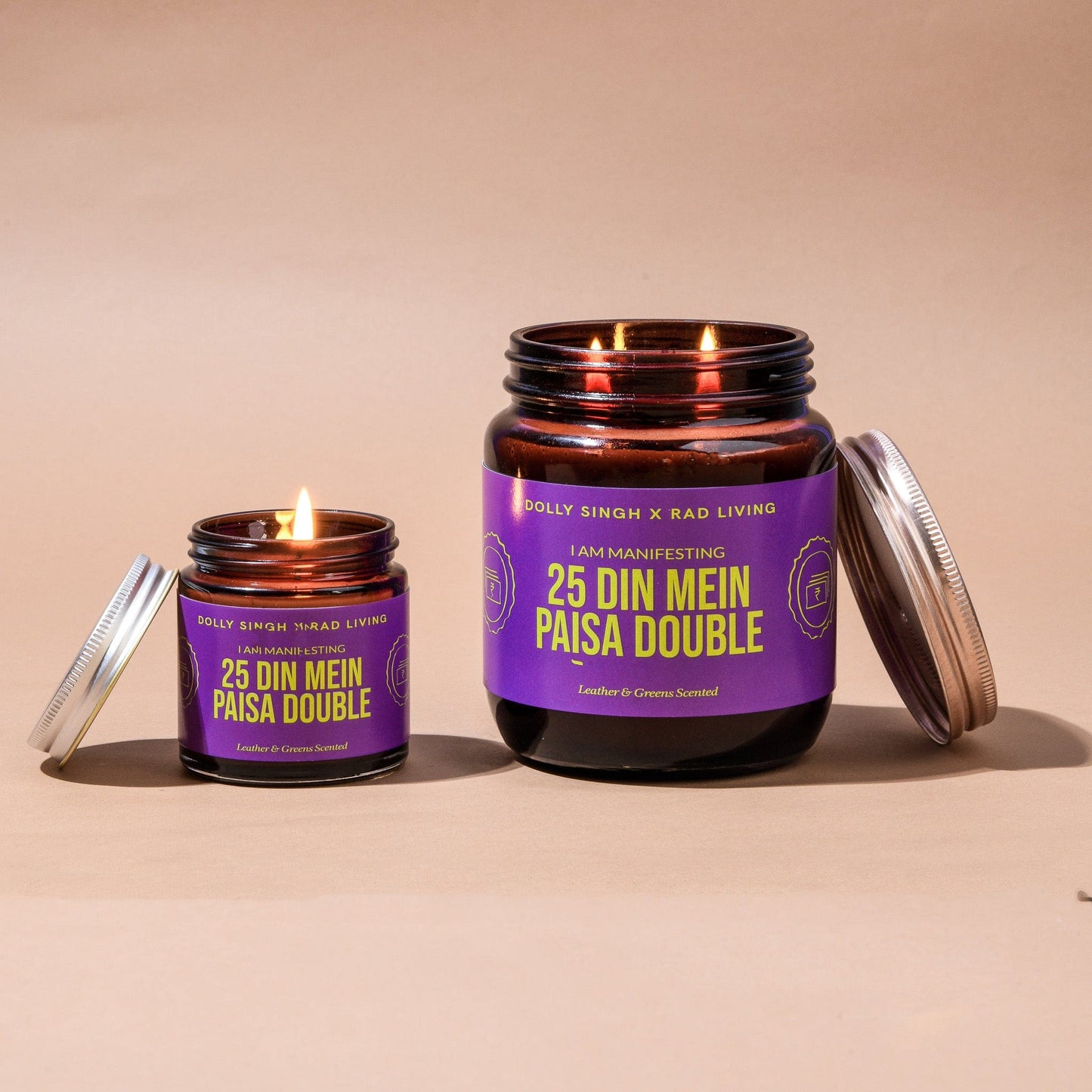 25 Din Main Paisa Double - Leather & Greens Scented