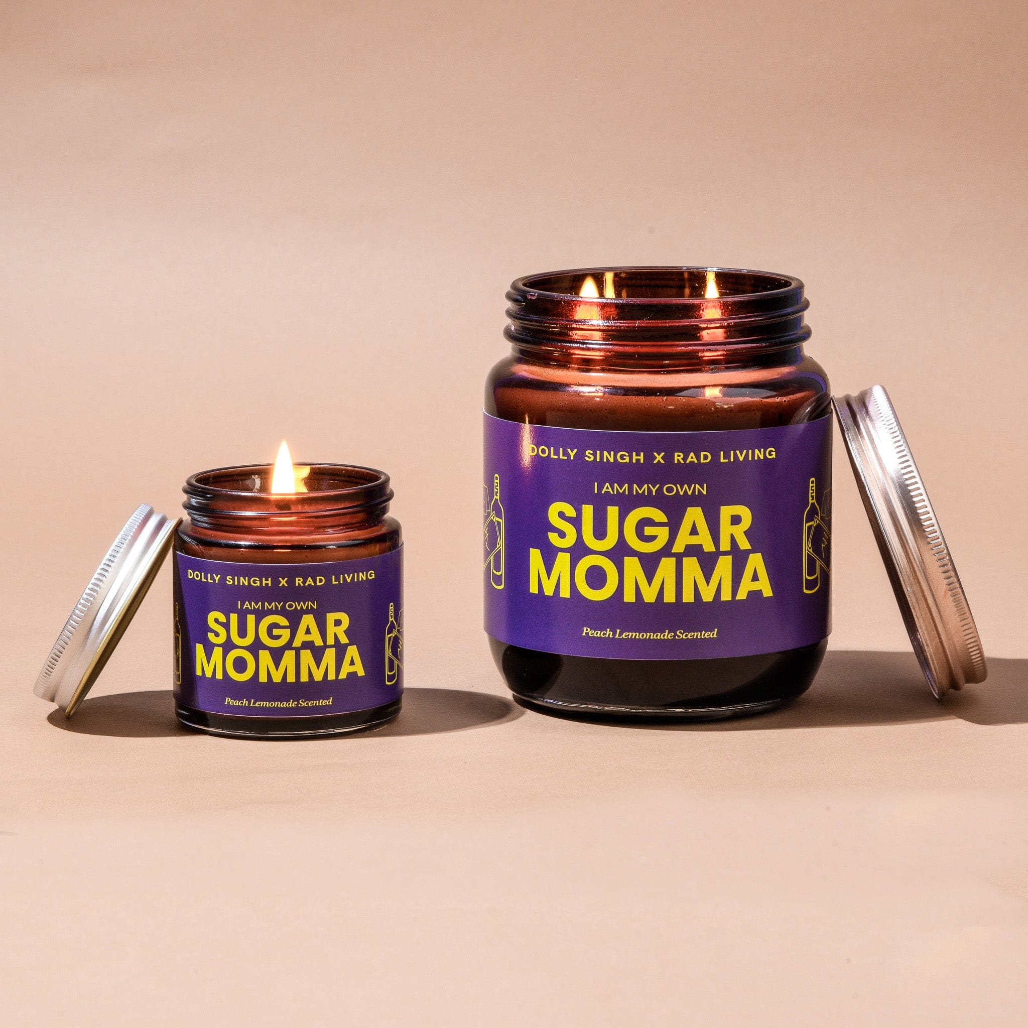 Sugar Momma - Peach Lemonade Scented Candle