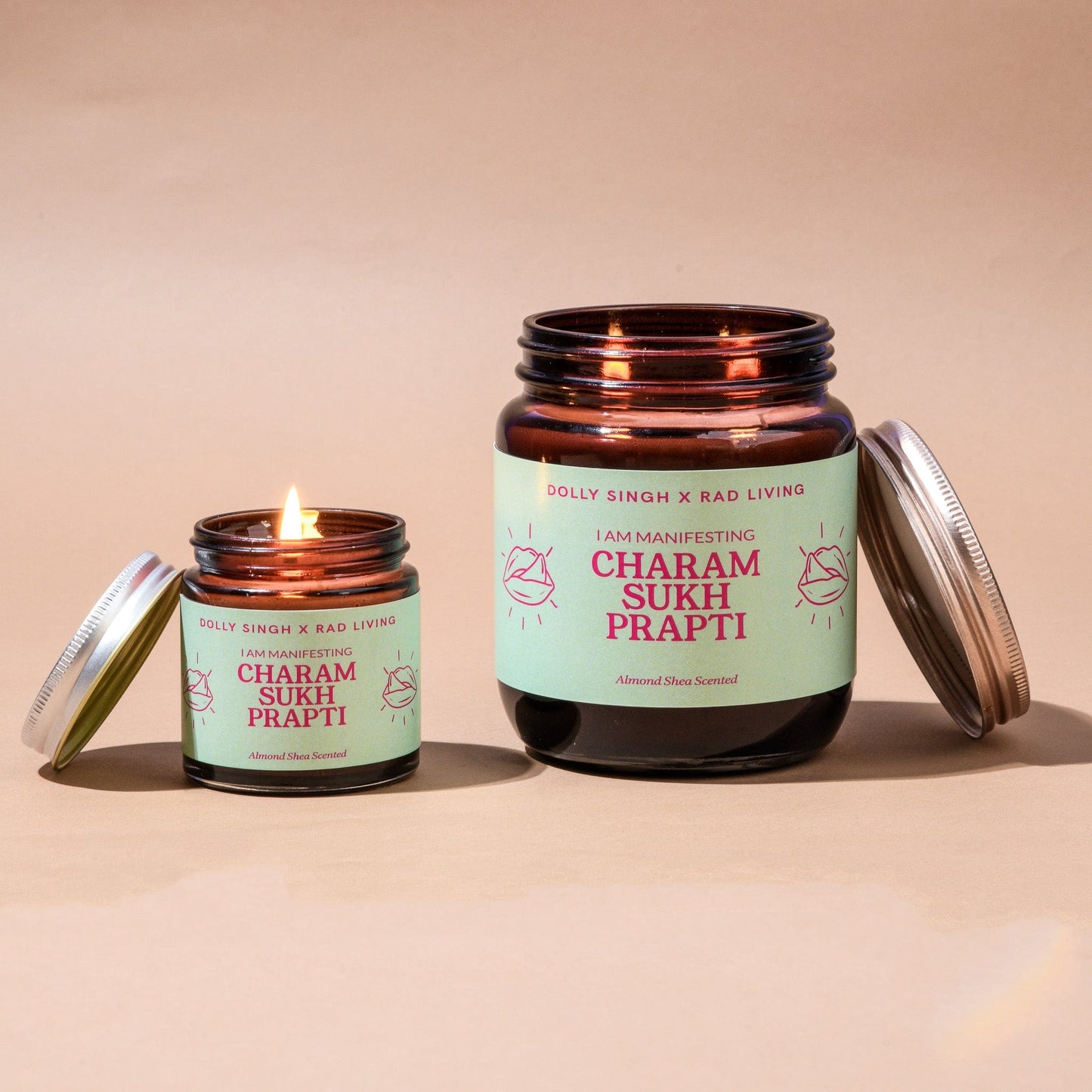 Charam Sukh Praapti - Almond Shea Scented Candle