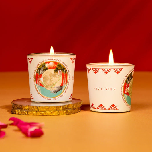 Knowledge- Set of 2 Scented Votive Candles | Deepavali decoration | Scented Candles
