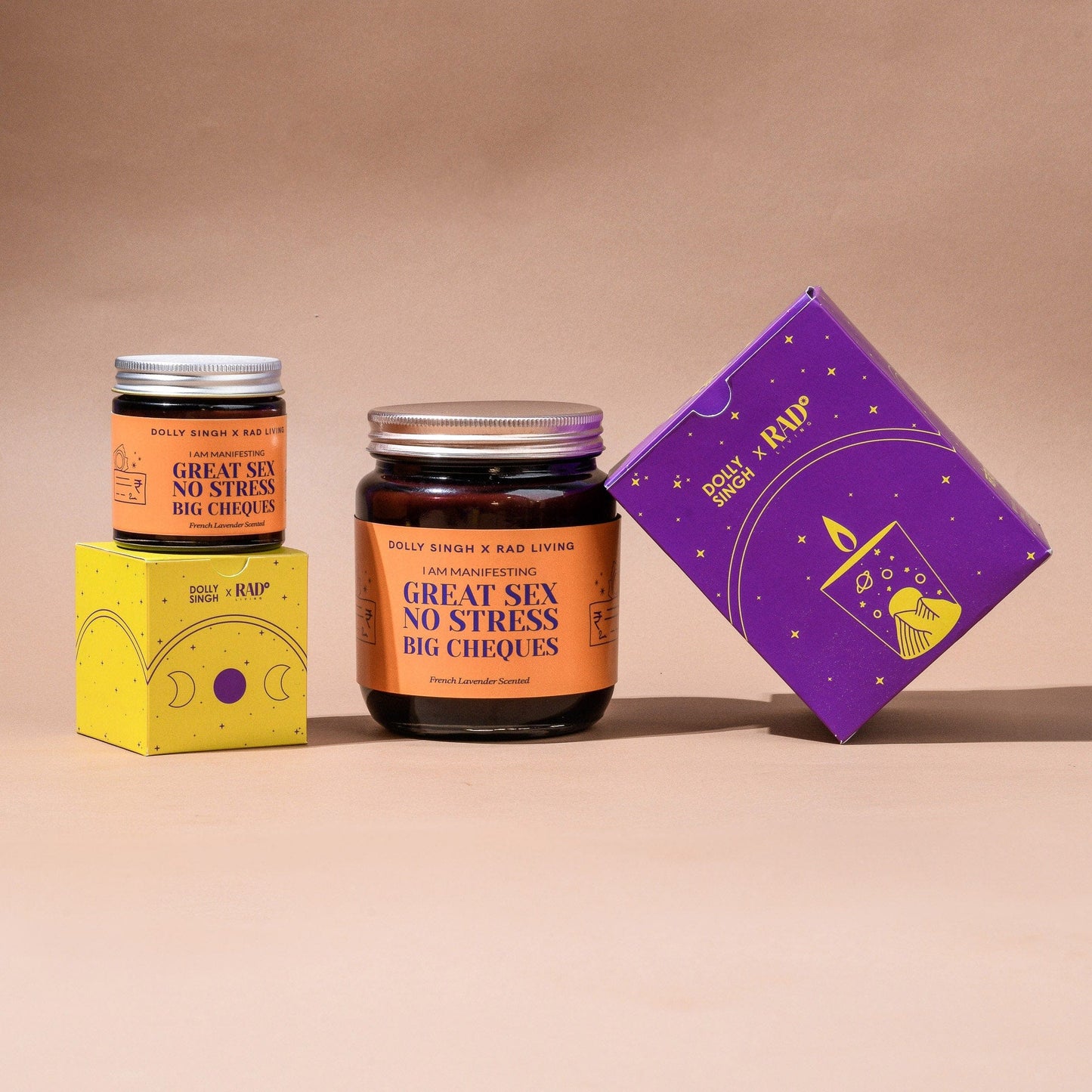 Great Sex, No Stress, Big Cheques - French Lavender Scented Candle