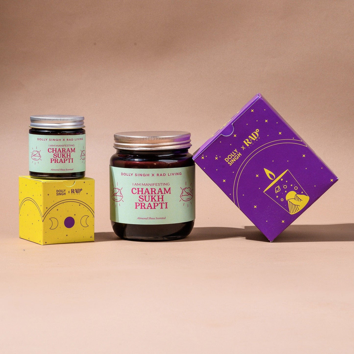 Charam Sukh Praapti - Almond Shea Scented Candle