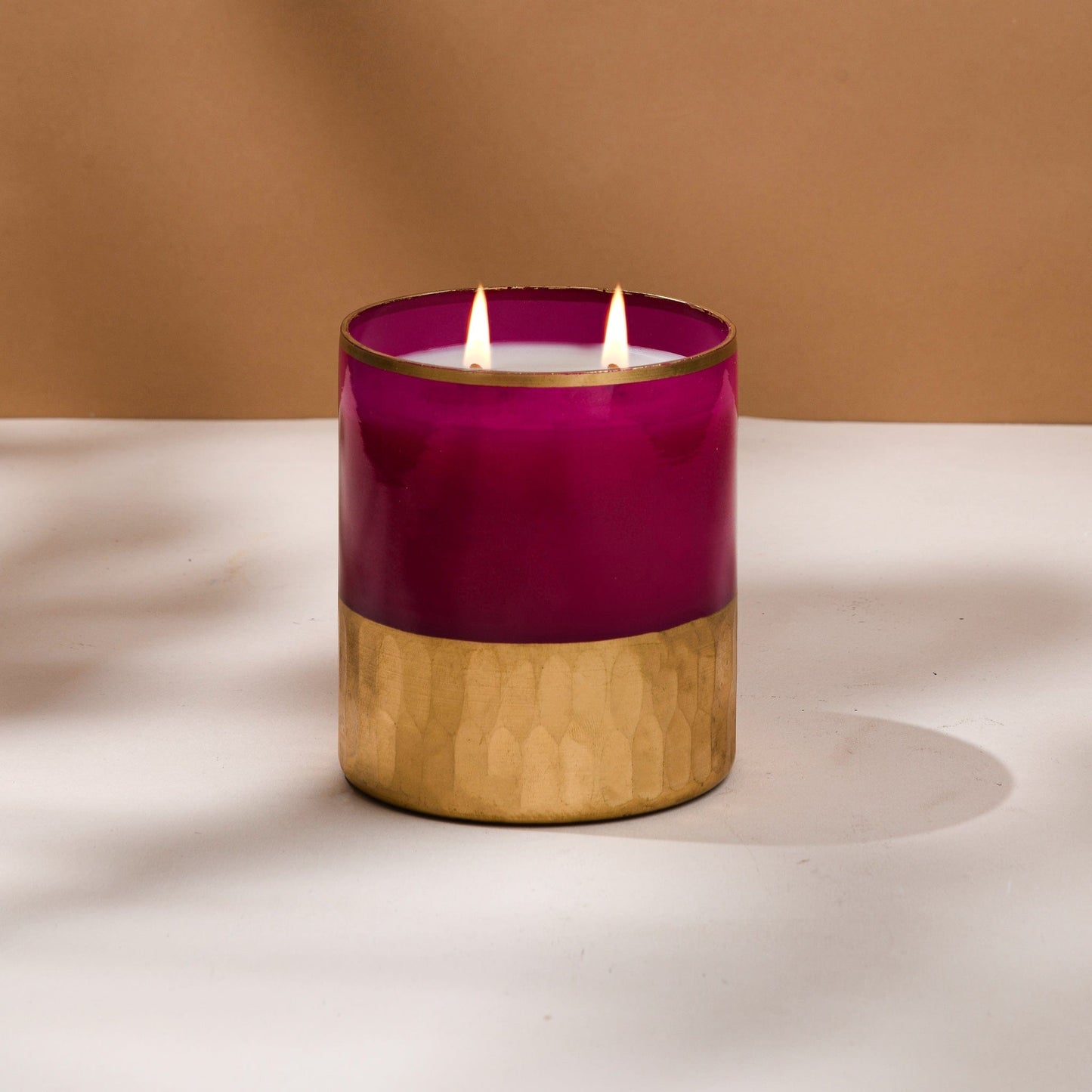 Rani Pink - Large/ Double Wick Candle | Candle Light Burn Time 60 Hours | Scented Candle Online