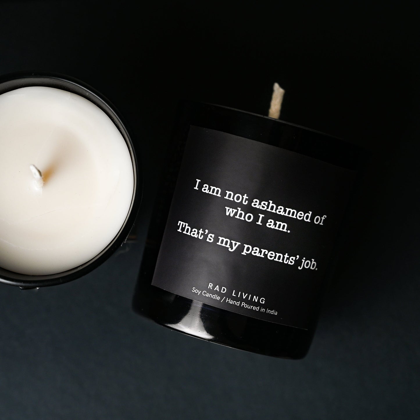 FLY #10 - Sandalwood & Bergamot Scented Candle