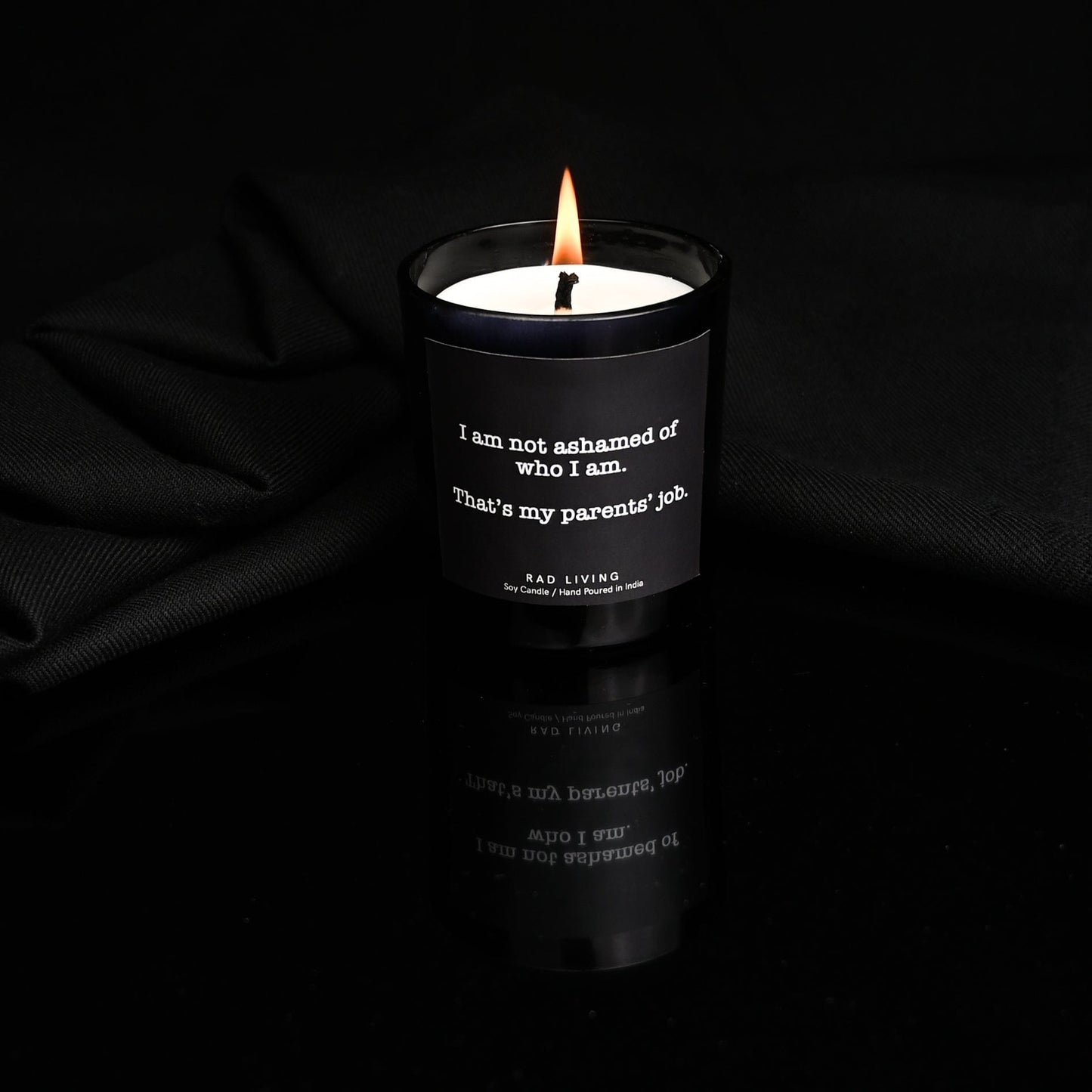 FLY #10 - Sandalwood & Bergamot Scented Candle