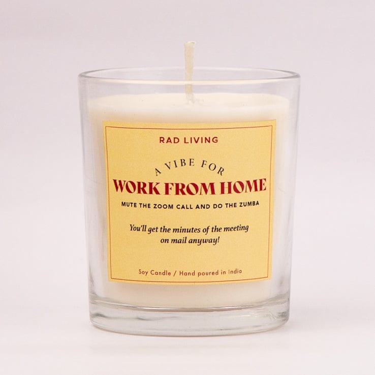 Work From Home - Cappuccino Scented Candle